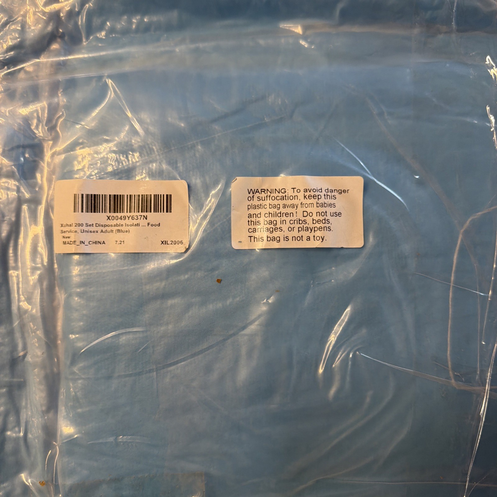Xuhal 100 Set Disposable Isolation Gowns Set PPE Gowns Disposable and Non Woven