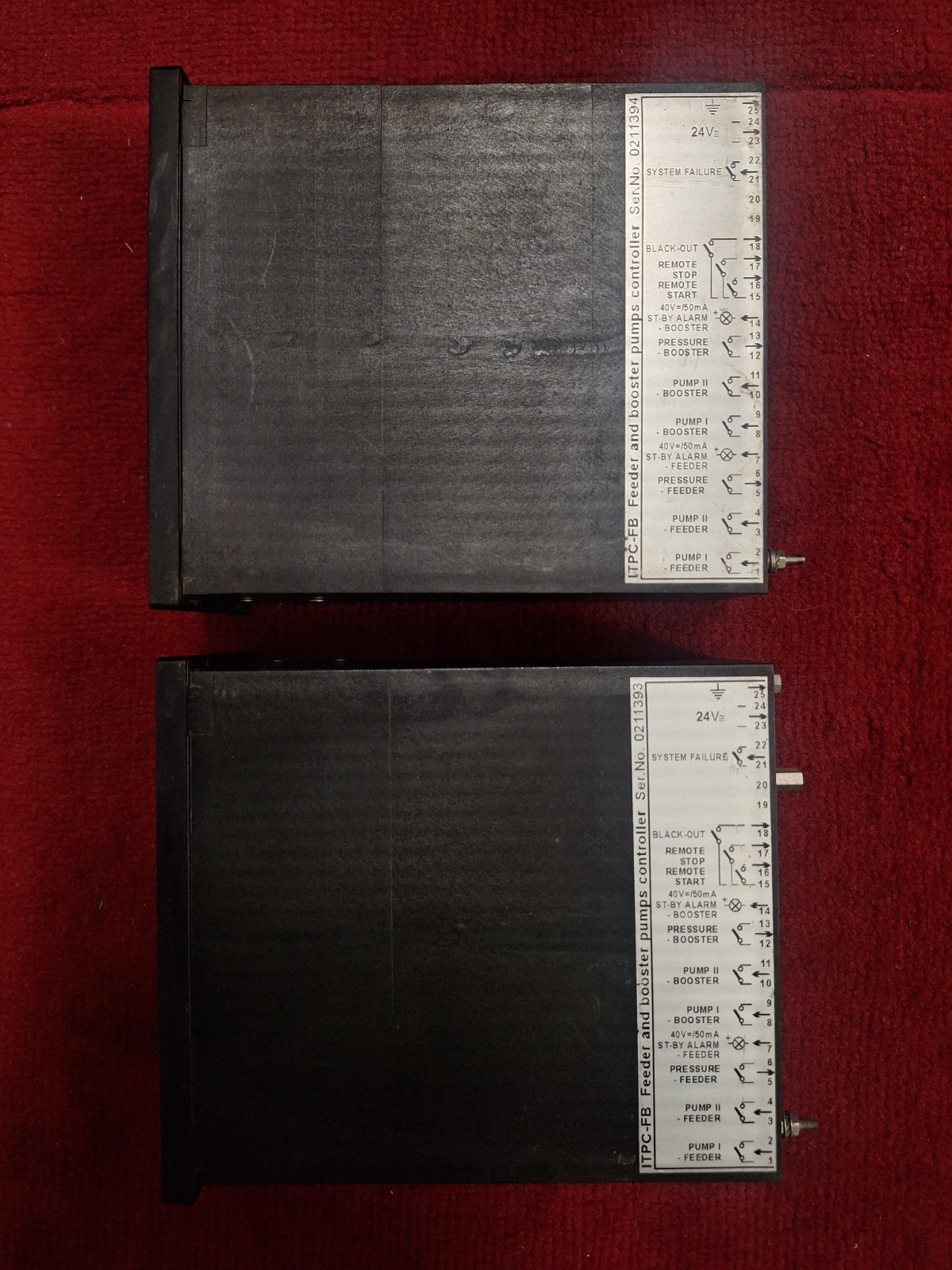 INELTEH Rijeka Croatia ITPC-FB Feeder & Booster Pump Controller 24V (Tested)