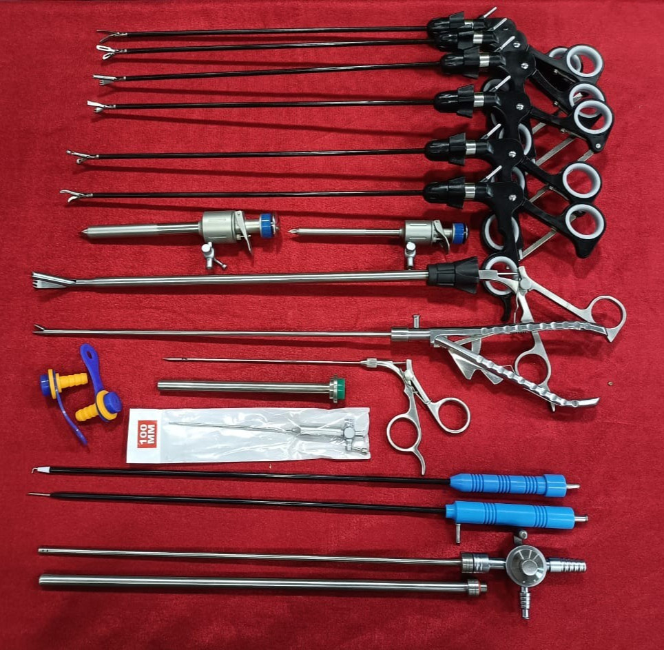 18nos – Laparoscopic Surgery Set SS High Quality Reusable Instruments