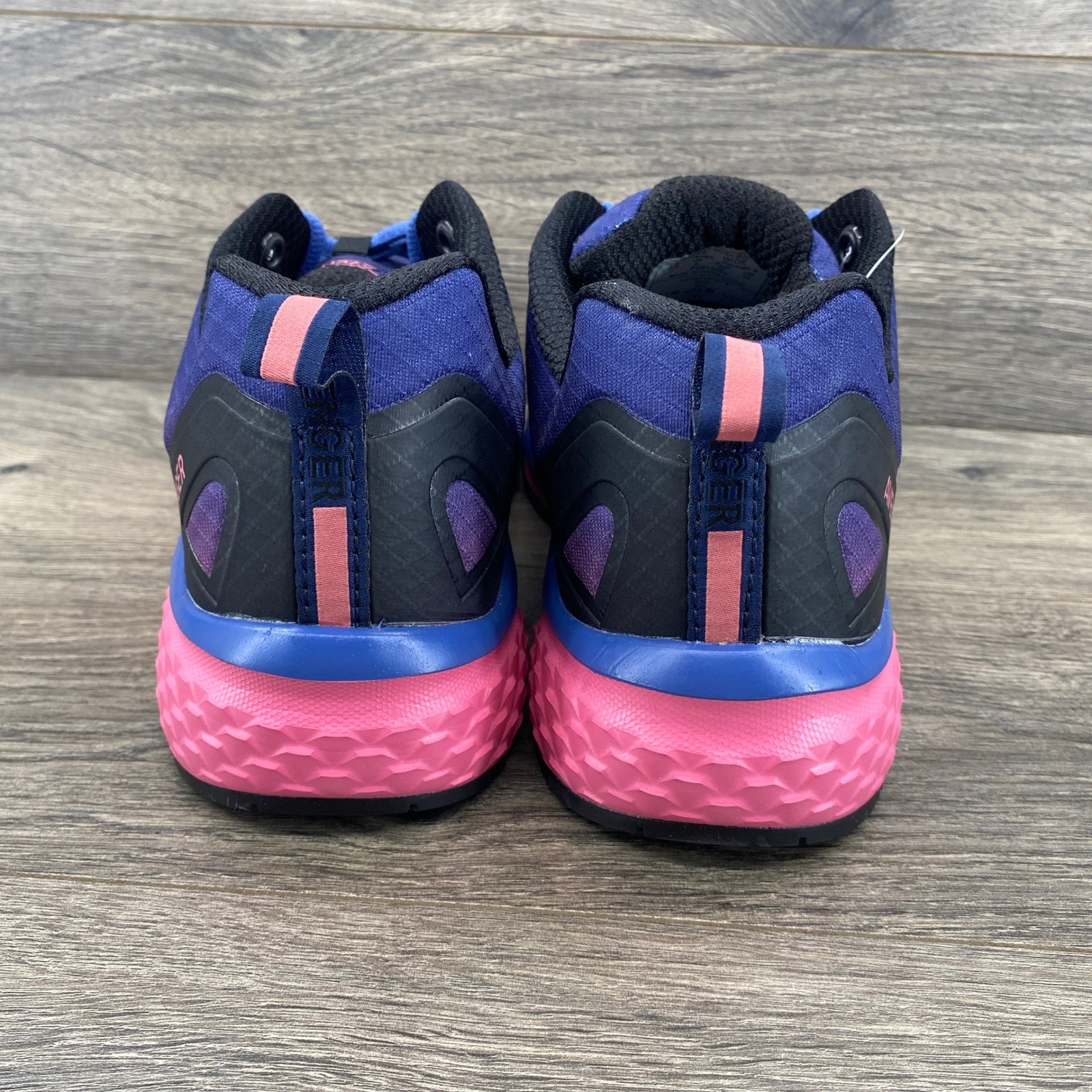 Avenger North Haven Work Shoes Womens 9.5 Wide Purple Pink Composite Safety Toe