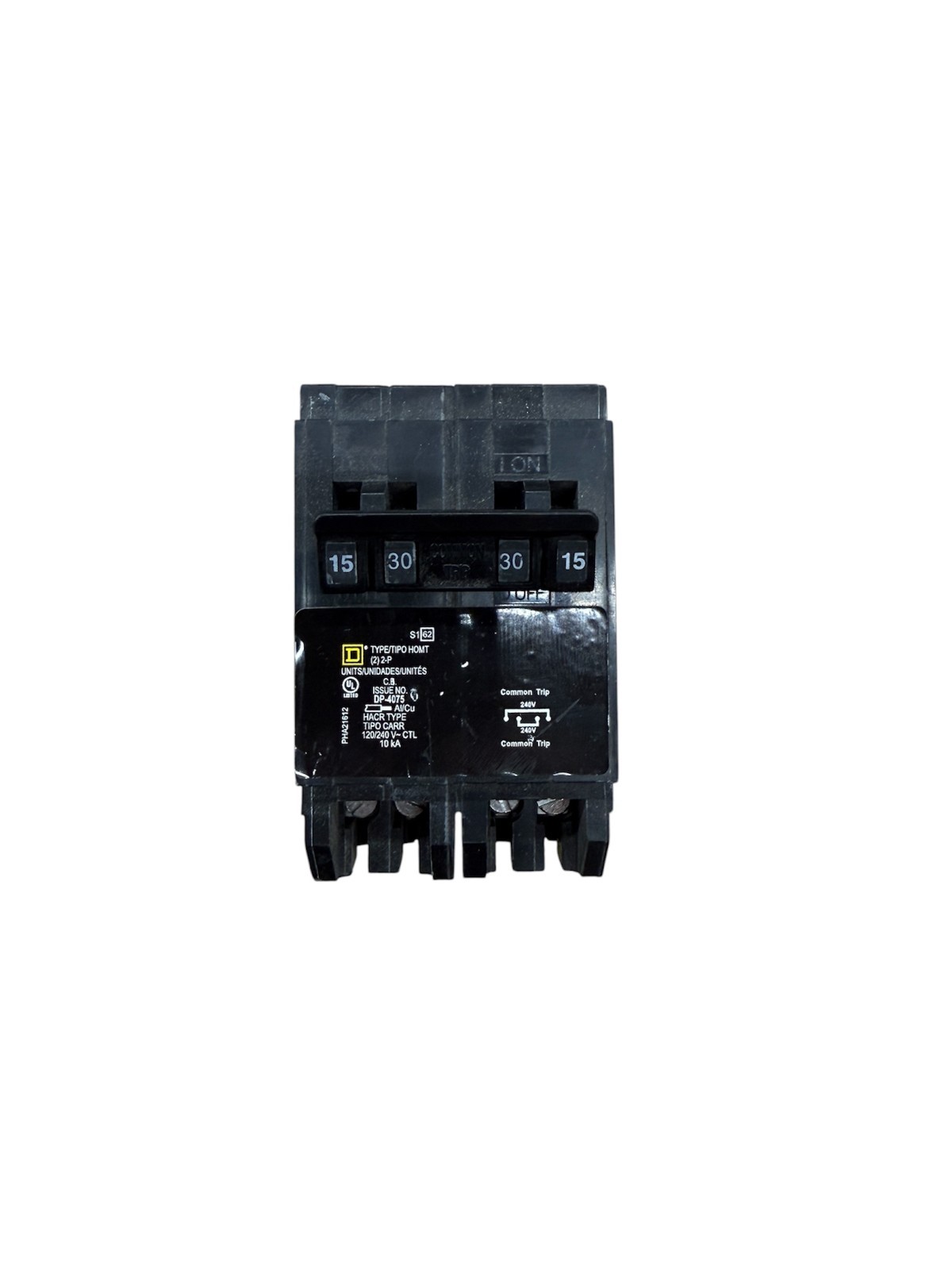 5 PCS Square D Homeline HOMT215230 Quad Breaker Two 1-Pole 15A One 2-Pole 30A