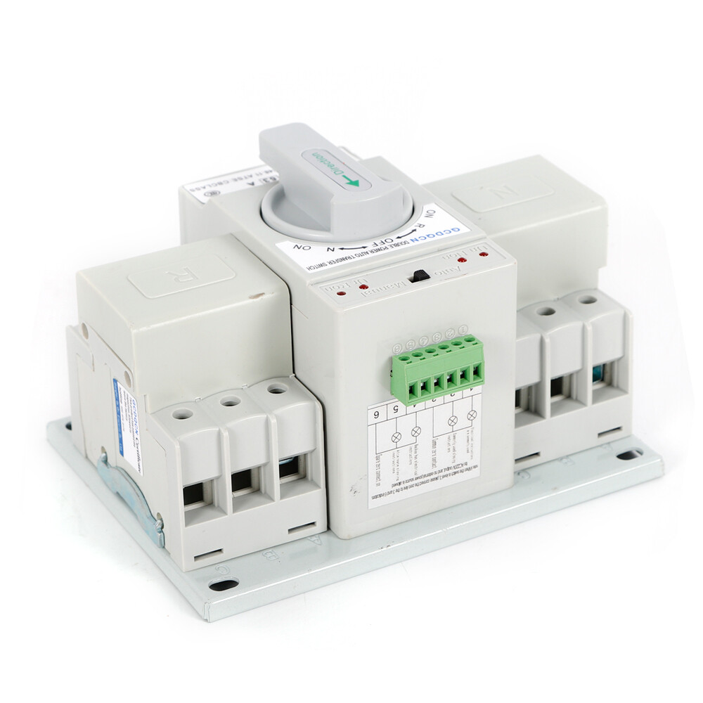 ATS Dual Power Automatic Smart Transfer Switch 63 Amp 3P For Generator 50Hz/60Hz