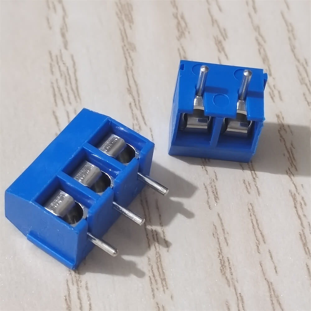 60PCS KF301-2P/3P PCB Mount Screw Terminal Block Connector 5mm Pitch 2/3Pin