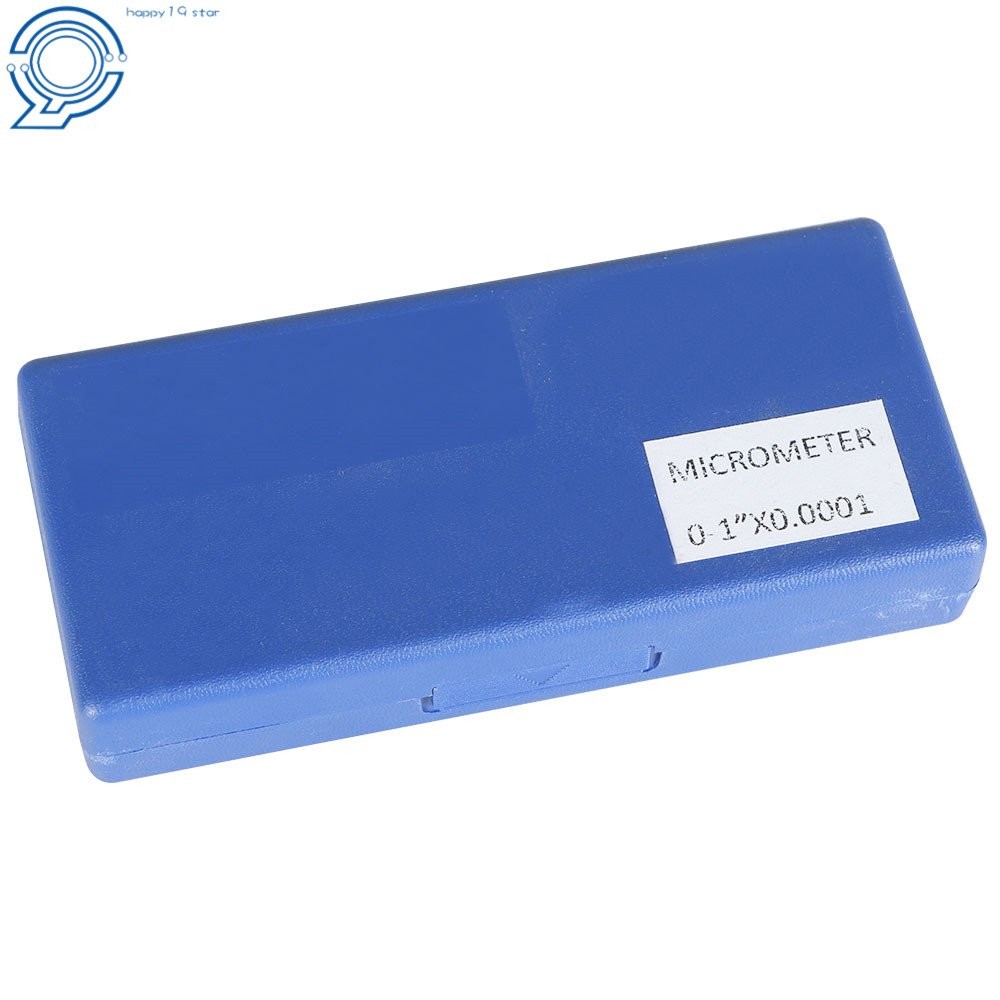 Premium Precision Outside Micrometer 0-1″/0.0001″ Carbide Tips Machinist Tool