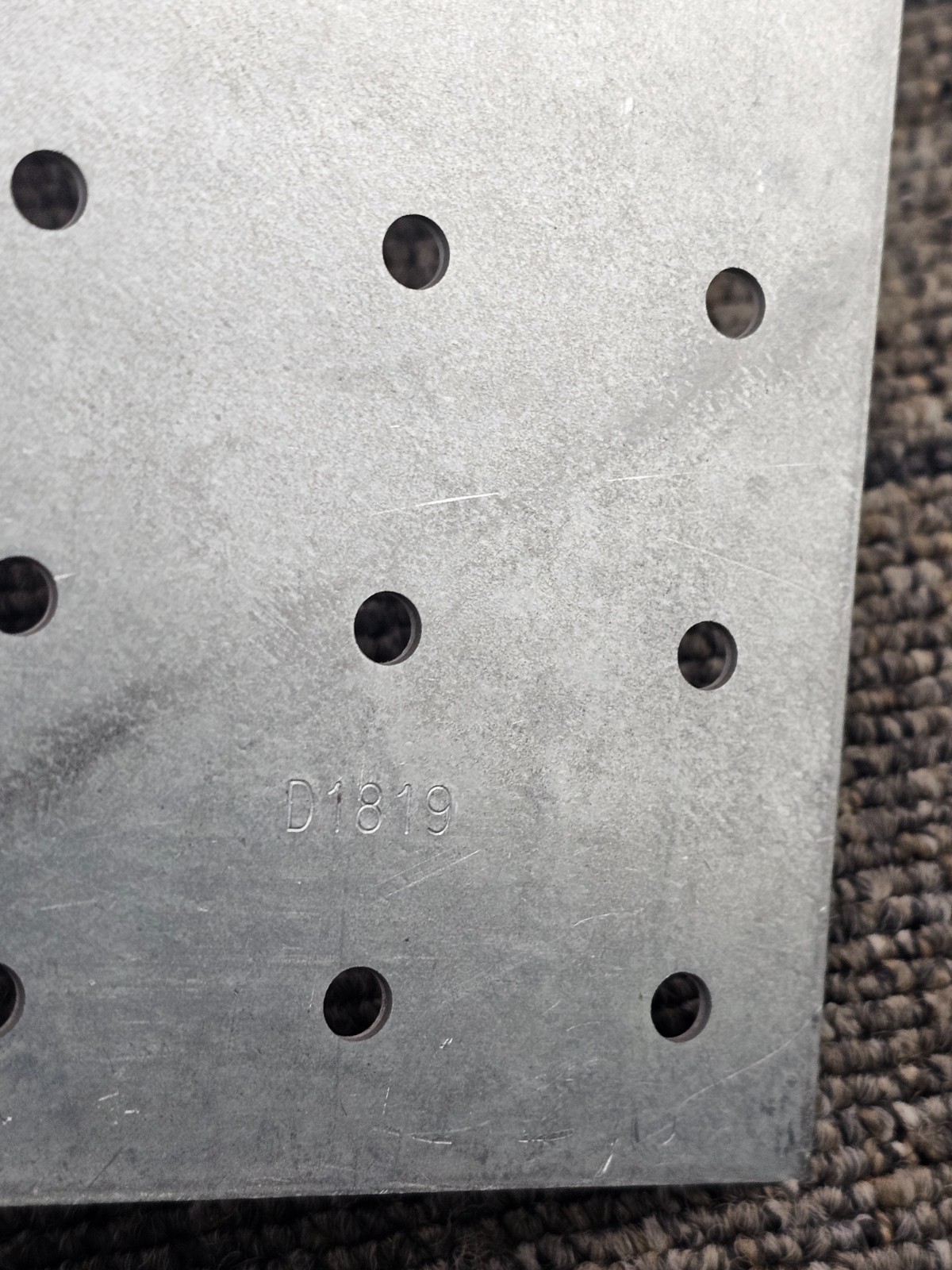 (QTY 4) Simpson Strong-Tie GP66/54 6″ x 6″ Gusset Plates 16-Gauge Carbon Steel