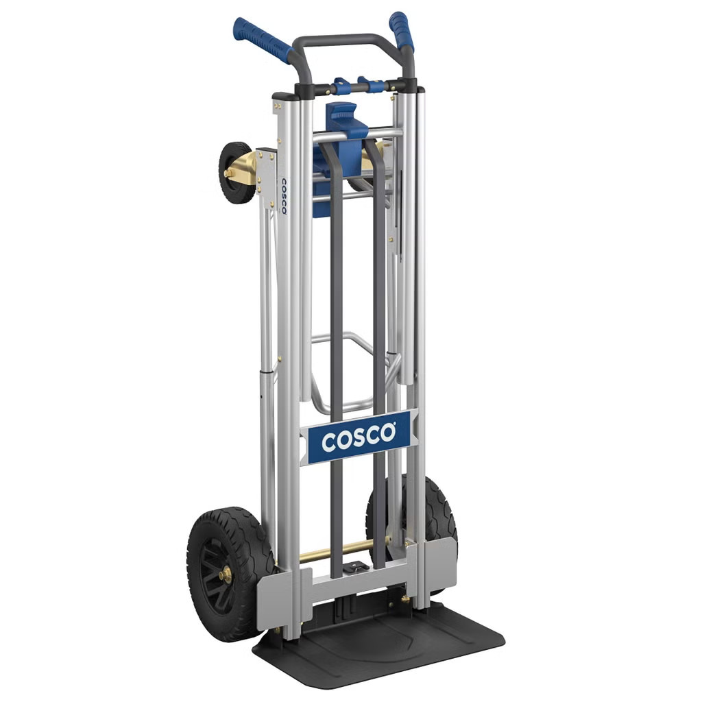 COSCO 5-in-1 Convertible Hand Truck, Position Extendable Handle, Aluminum, NEW