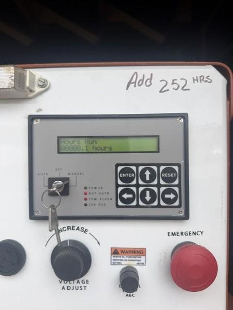 60 KW DIESEL GENERATOR GENERAC 120/240 VOLT ONLY 252 HRS SOUND ENCLOSED VIDEO