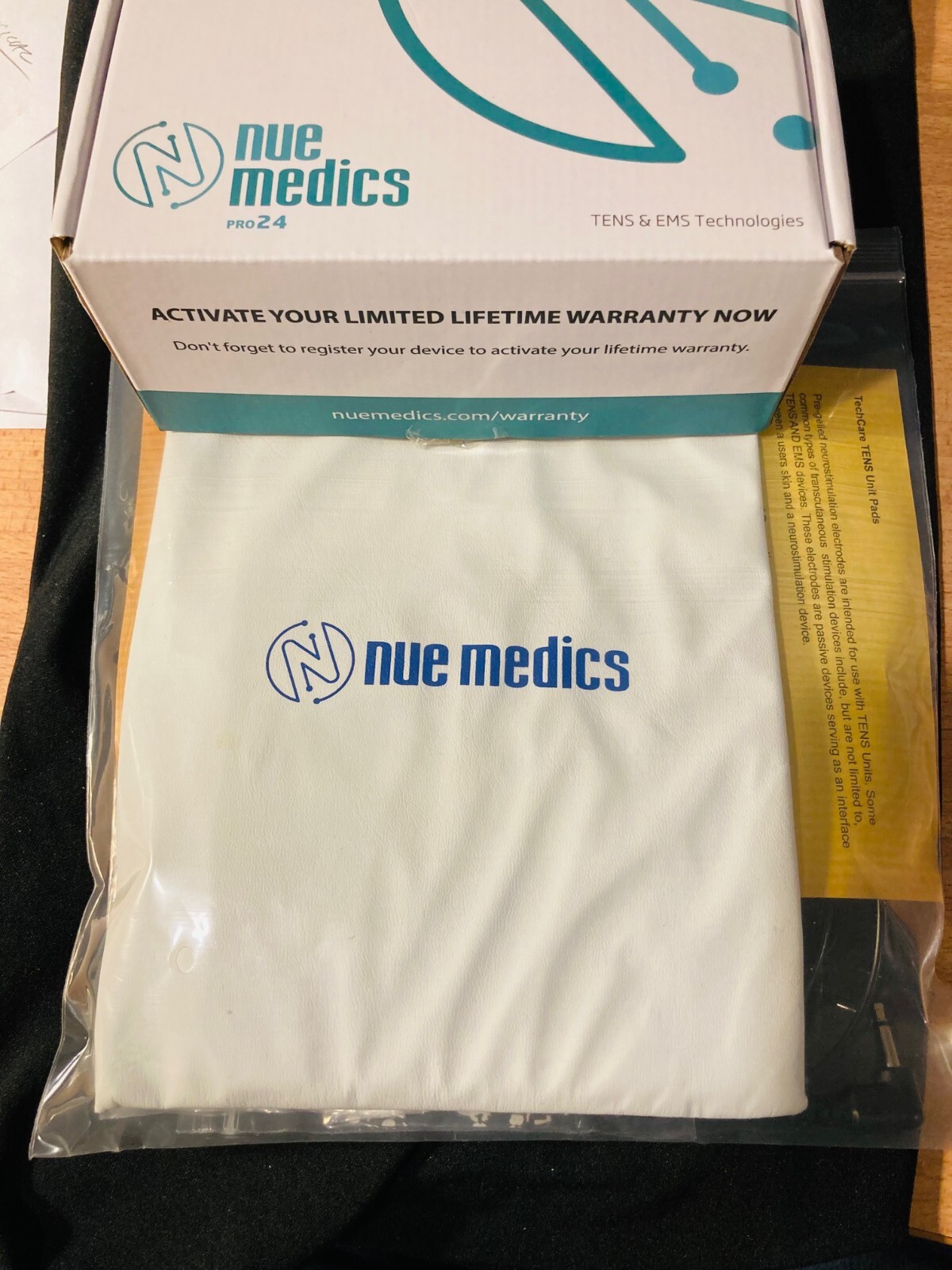 TENS EMS Unit Pro Rechargeable Muscle Stimulator 24 Mode plus extra accessories