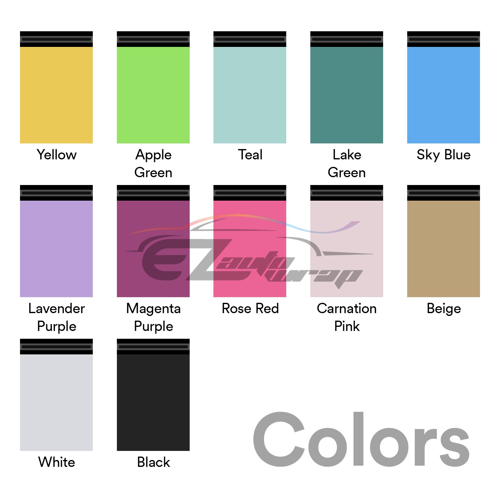 ANY SIZE Carnation Pink Poly Mailers Shipping Envelopes Plastic Bag Self Sealing
