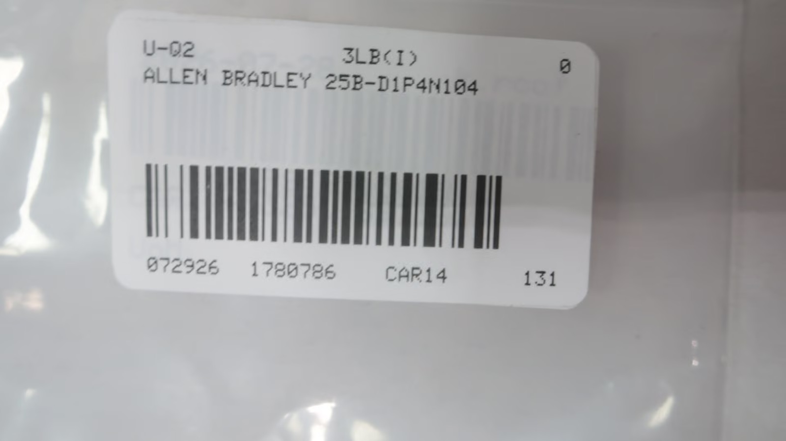 Allen Bradley 25B-D1P4N104 Powerflex Ac Vfd Drive 0.5hp 0-460v-ac 0-600hz
