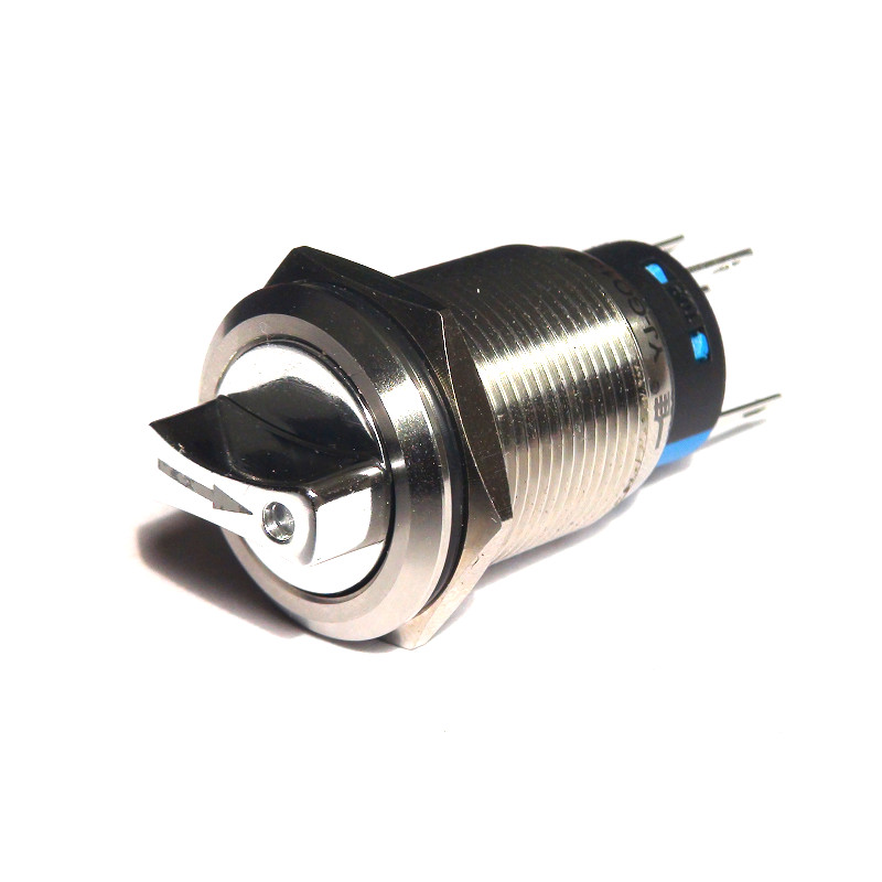 19mm/22mm Metal knob switch with lamp 2/3 position Arrow light selective switch