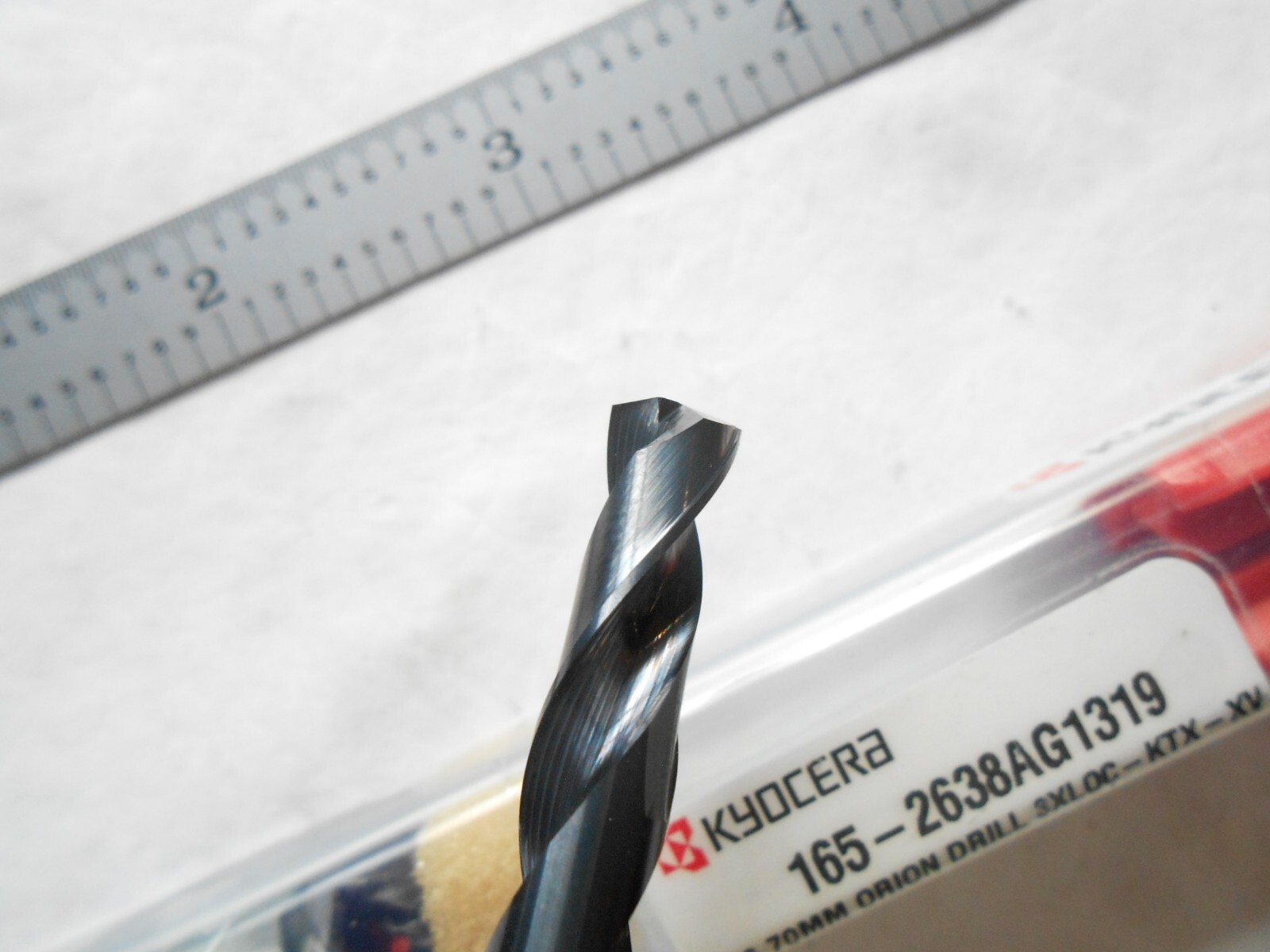 NEW KYOCERA USA HP. SOLID CARBIDE DRILL 6.70MM CUT DIA. X 1-15/16″ FL X 80MM OAL