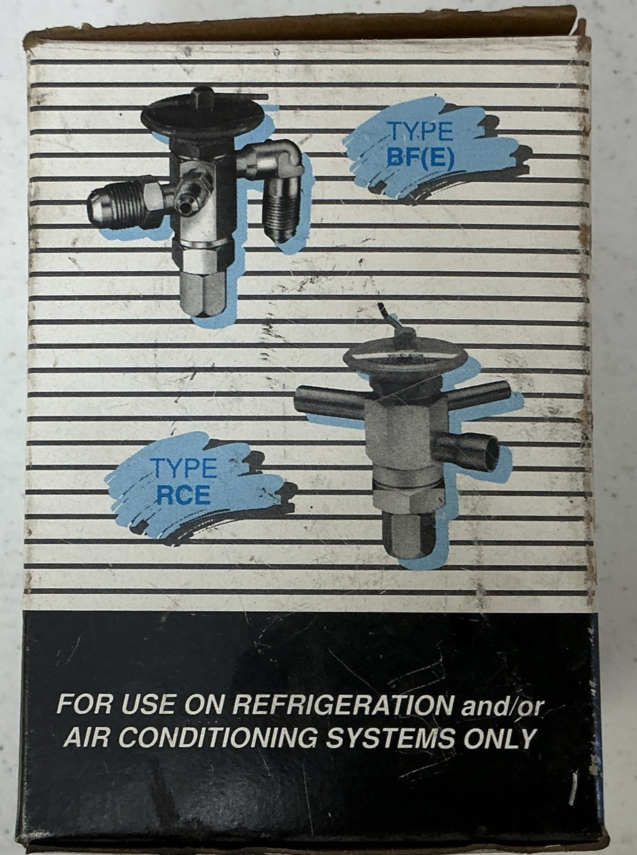 NEW SPORLAN FV-1/2-C THERMOSTATIC EXPANSION VALVE 1/4 x 1/2 SAE FLARE, FREE SHIP
