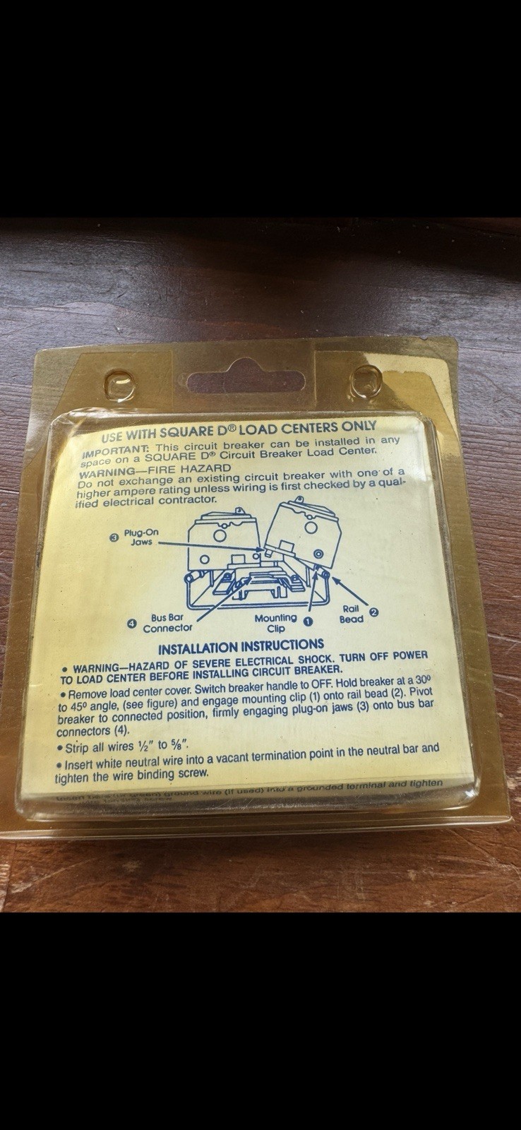 NEW SQUARE D QO130C QO130 CIRCUIT BREAKER 30 AMP 240V 1 POLE OLD STOCK