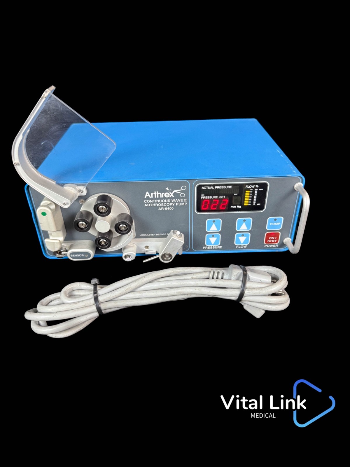 Arthrex Continuous Wave II Arthroscopy Pump Ref AR-6400 DOM 11/2003