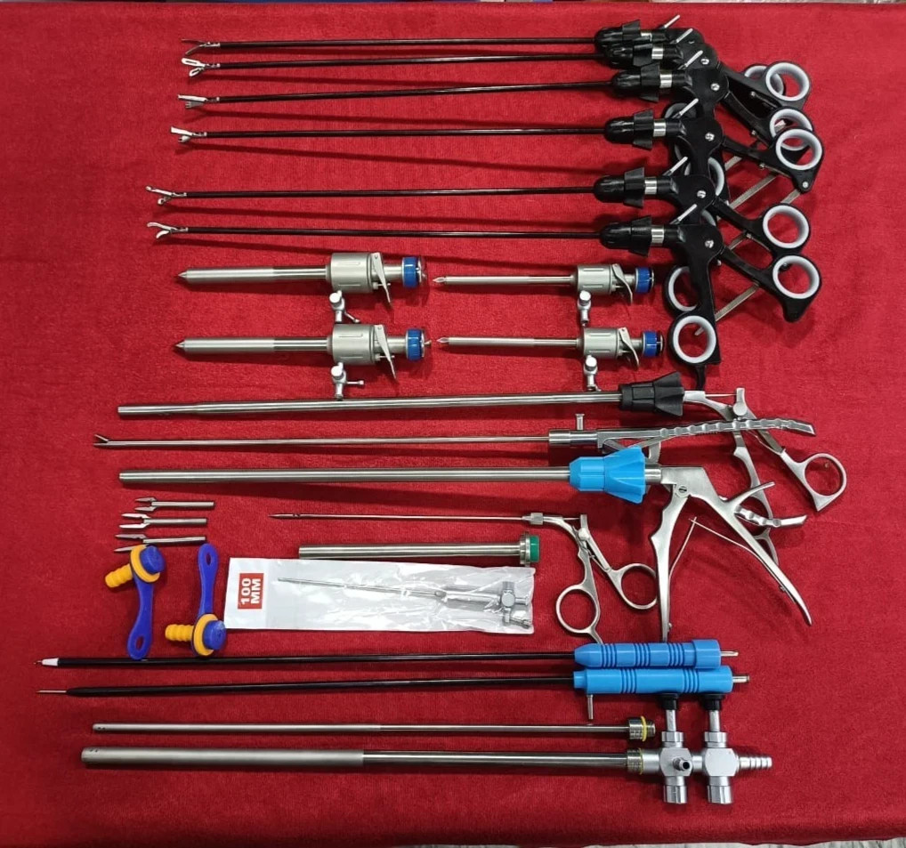 21pc – Laparoscopic Surgery Set SS High Quality Reusable Instruments