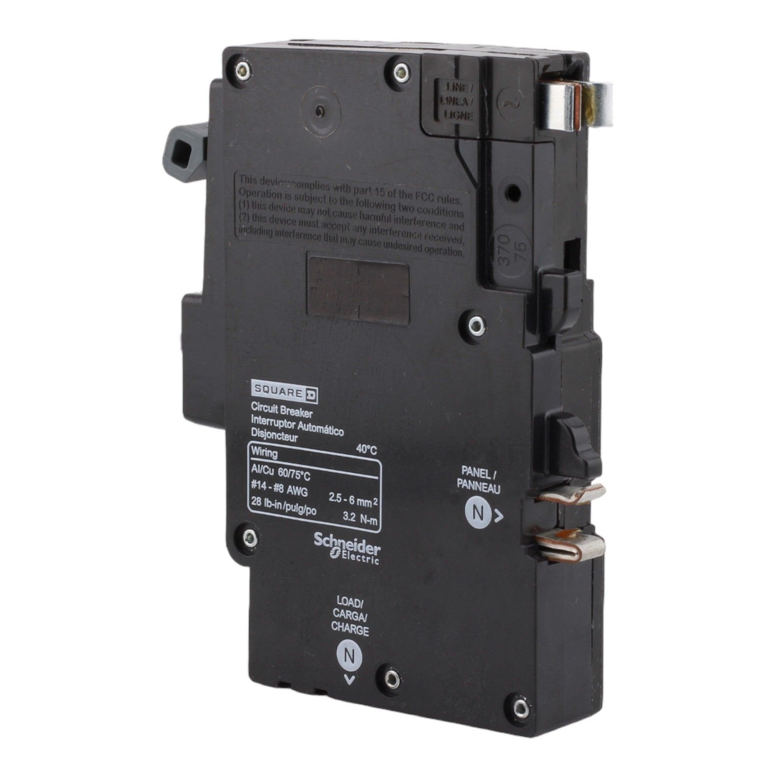 LOT OF 10 Square D QO115PAFGF 15A 120V 1-Pole AFCI/GFCI Circuit Breaker