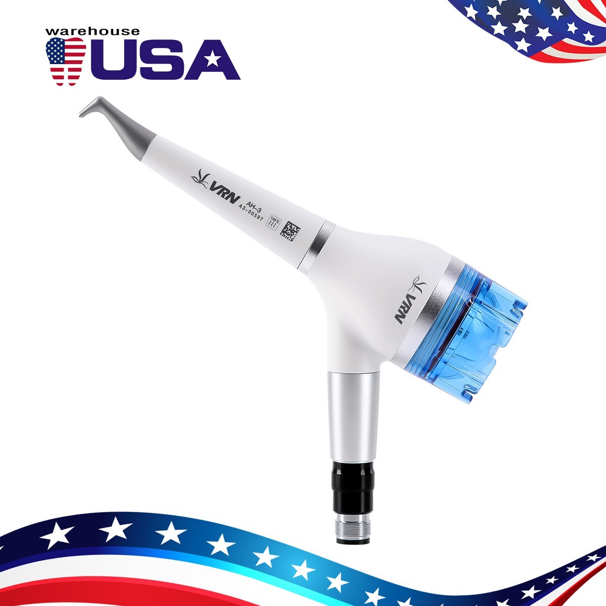 Cavitron Dental Ultrasonic Scaler fit EMS + LED Handpiece+Tips VRN-DA10