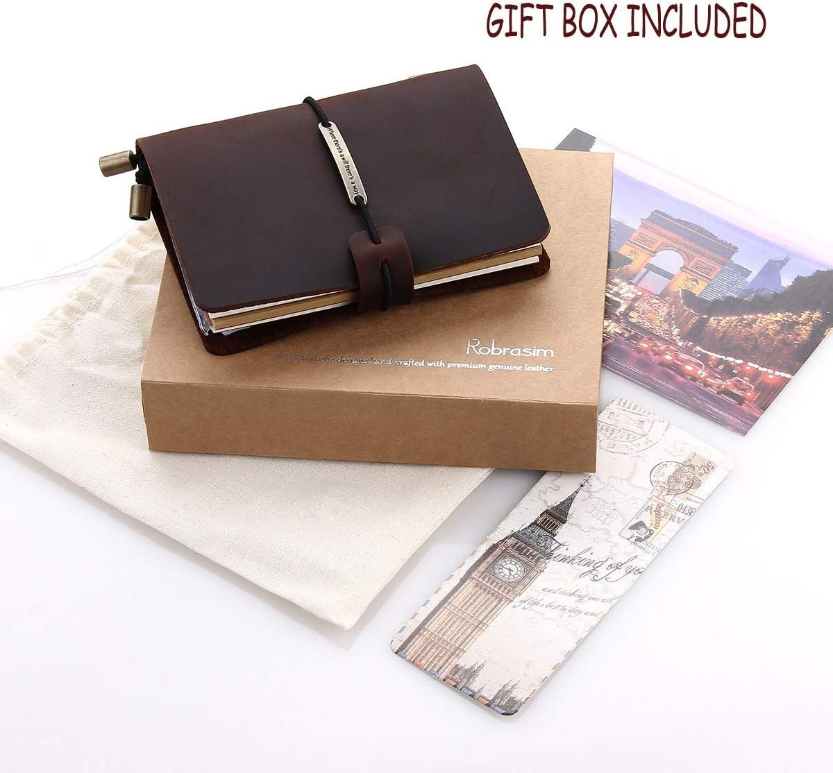 Classic Leather Journal for Writing and Planning 5.2 x 4 Inches Coffee Color