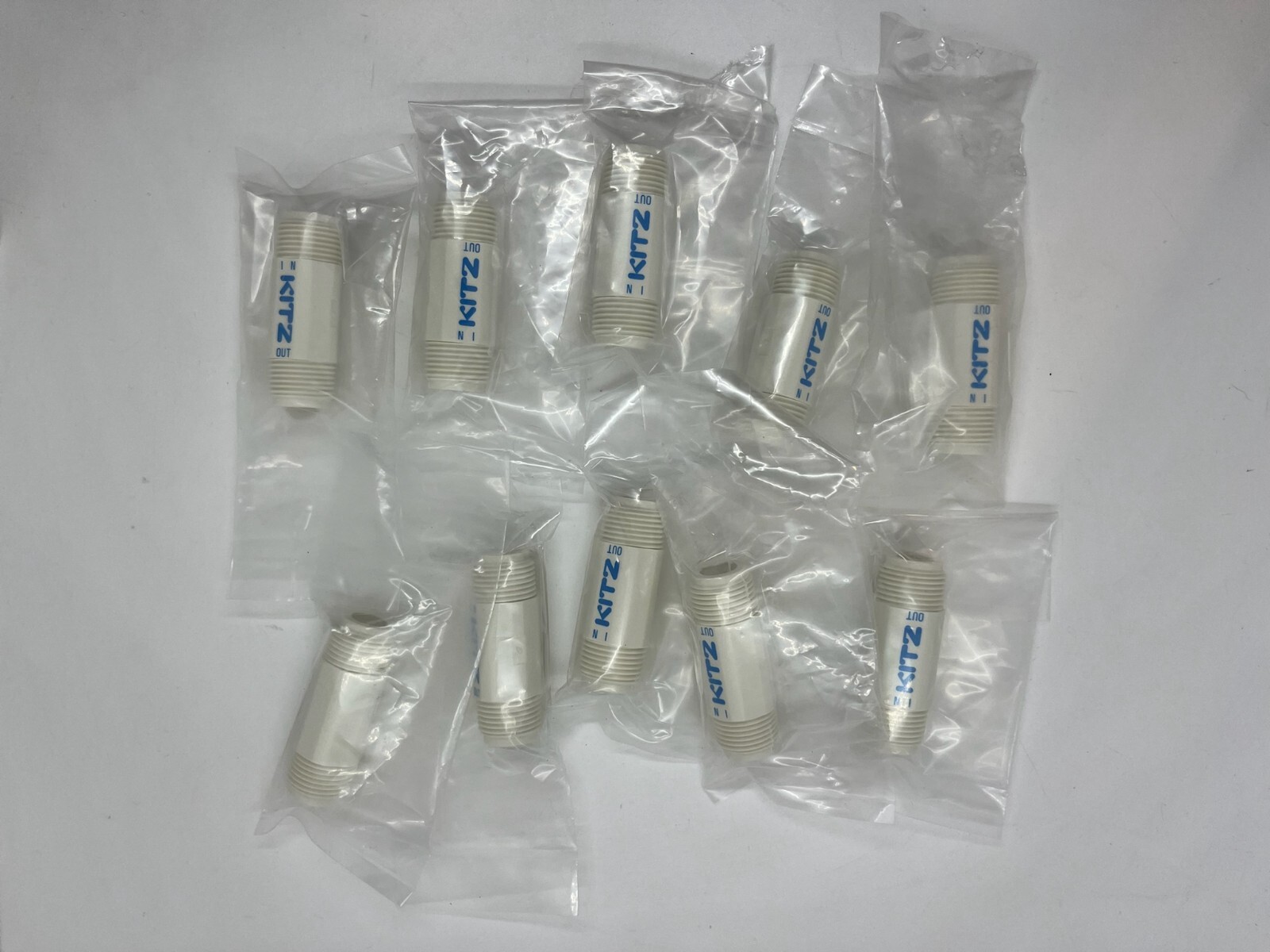 BAG OF 10 – KITZ NHM 3/8″ In-line 0.003μm Air Filter Fitting Assembly NHM3/8