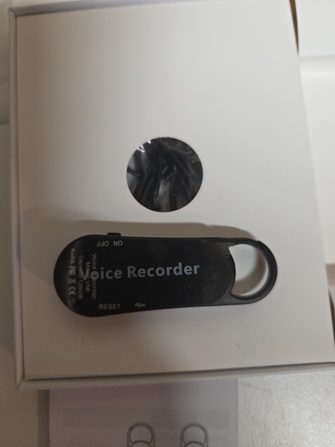 128GB Digital Voice Recorder USB Rechargeable MP3 WAV Interview Meeting NIB