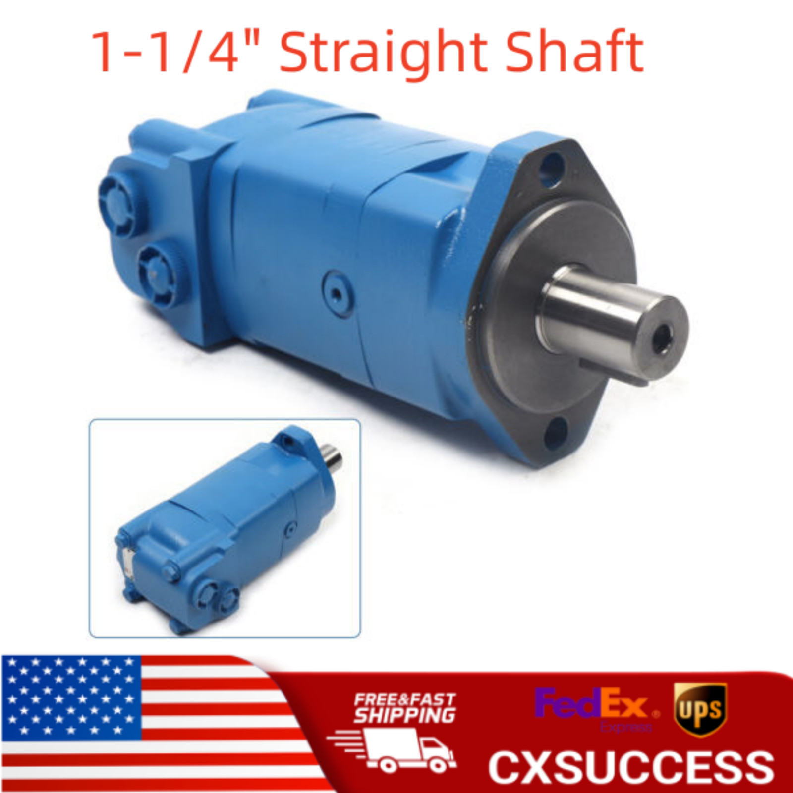 1-1/4″ Hydraulic Motor Straight Shaft For Char-Lynn 104-1028-006 Eaton 104-1028