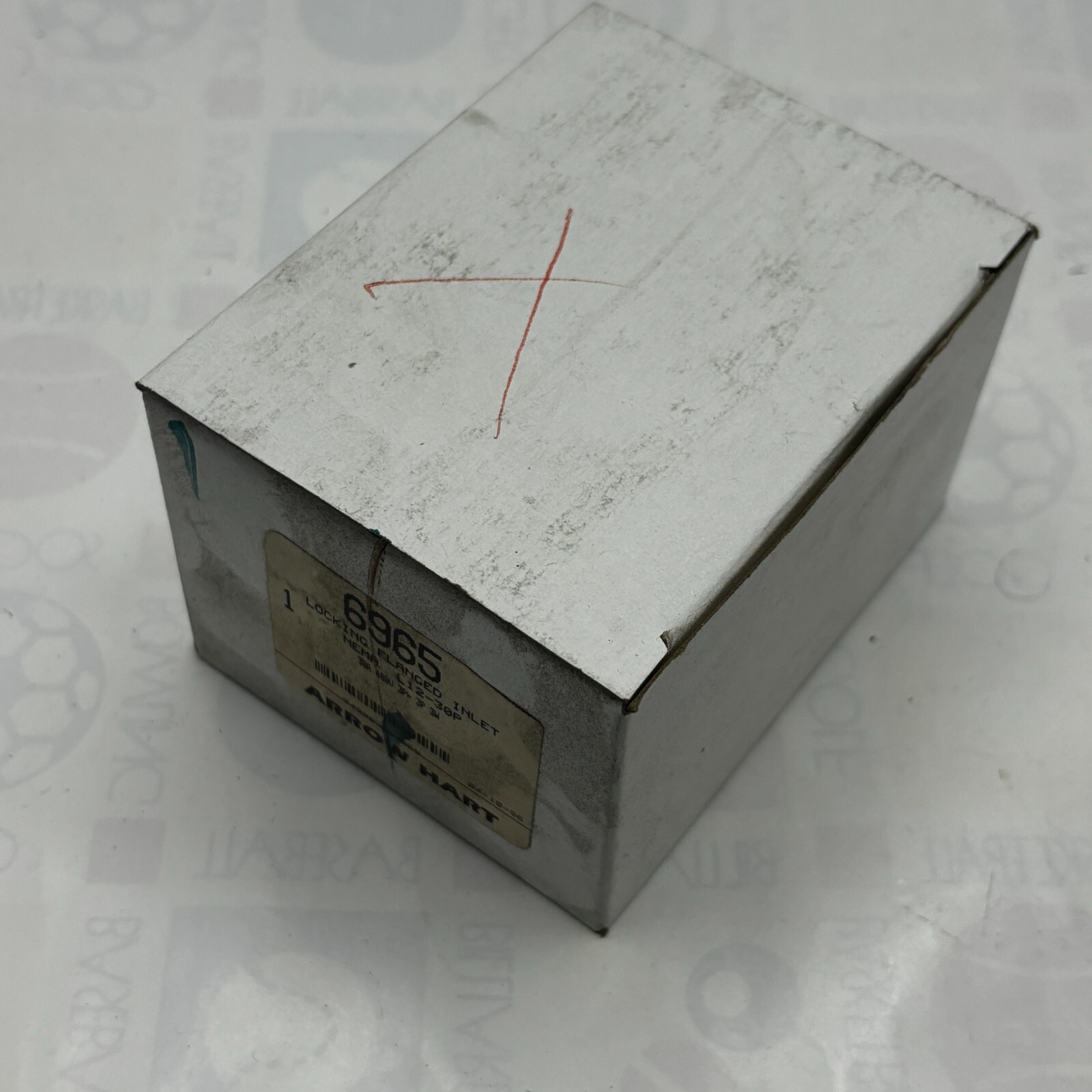 ARROW HART 6965 LOCKING FLANGED INLET 30A 480V 3PH 3P 3W NEMA L21-30P 🔔