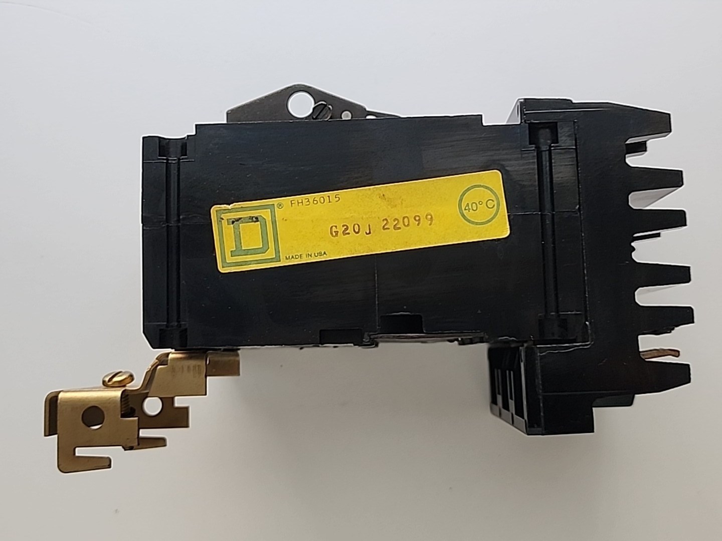 SQUARE D FH36015 3 POLE 15A 600V CIRCUIT BREAKER [2RE2]