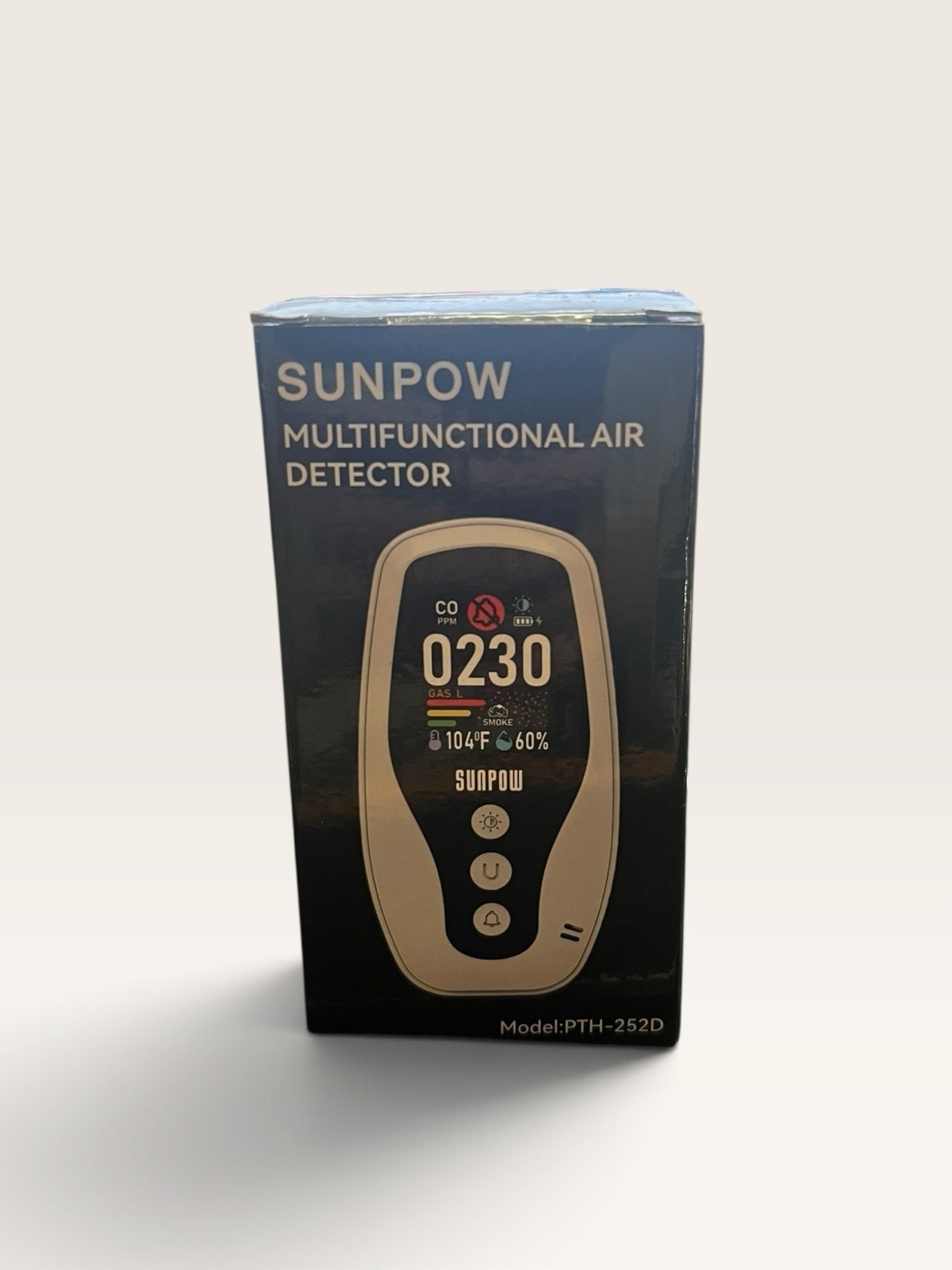 SUNPOW Multifunctional Air Detector Plug In CO, Smoke and Gas Detection