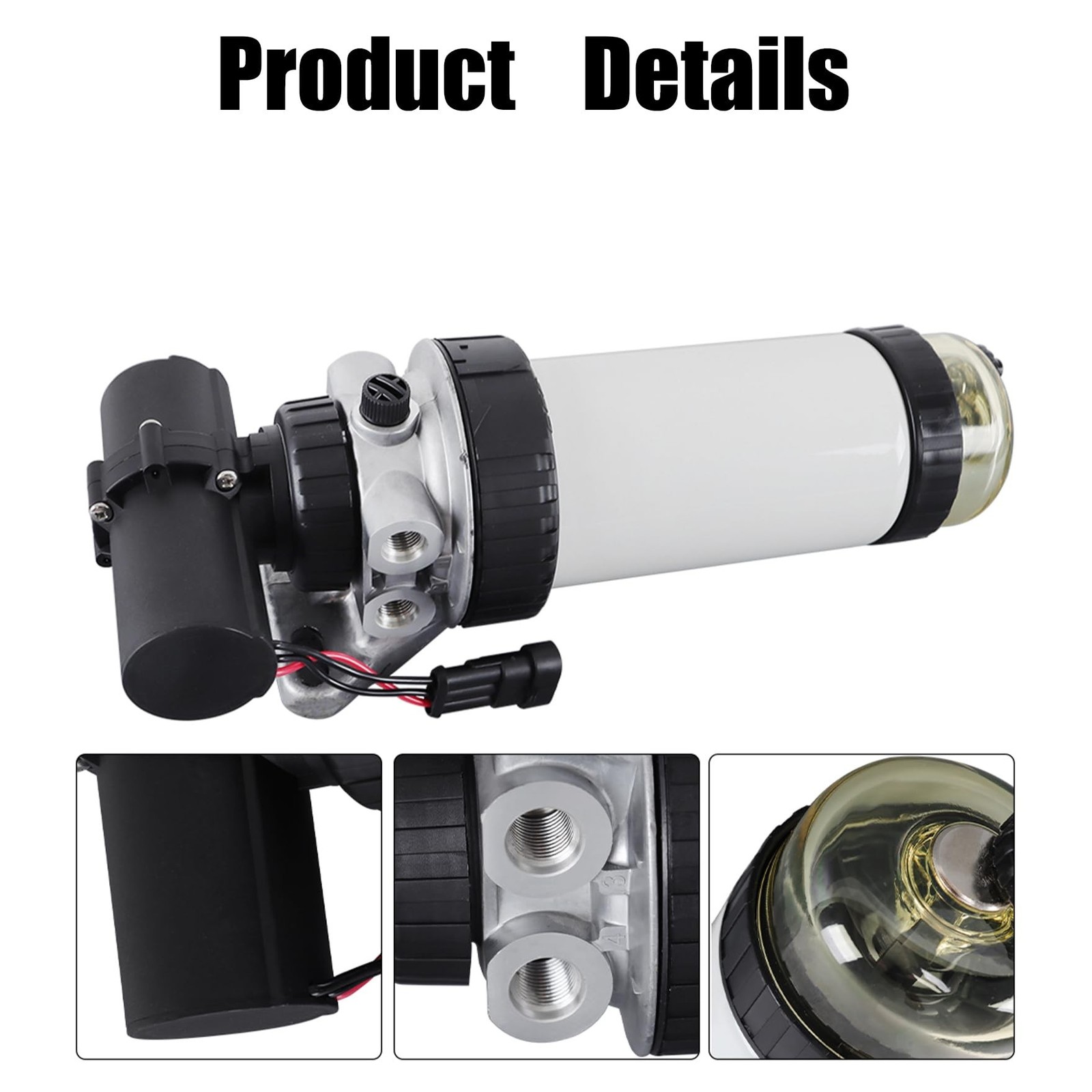 waltyotur Fuel Pump & Filter Assembly Replacement for New Holland LS180 LS190…