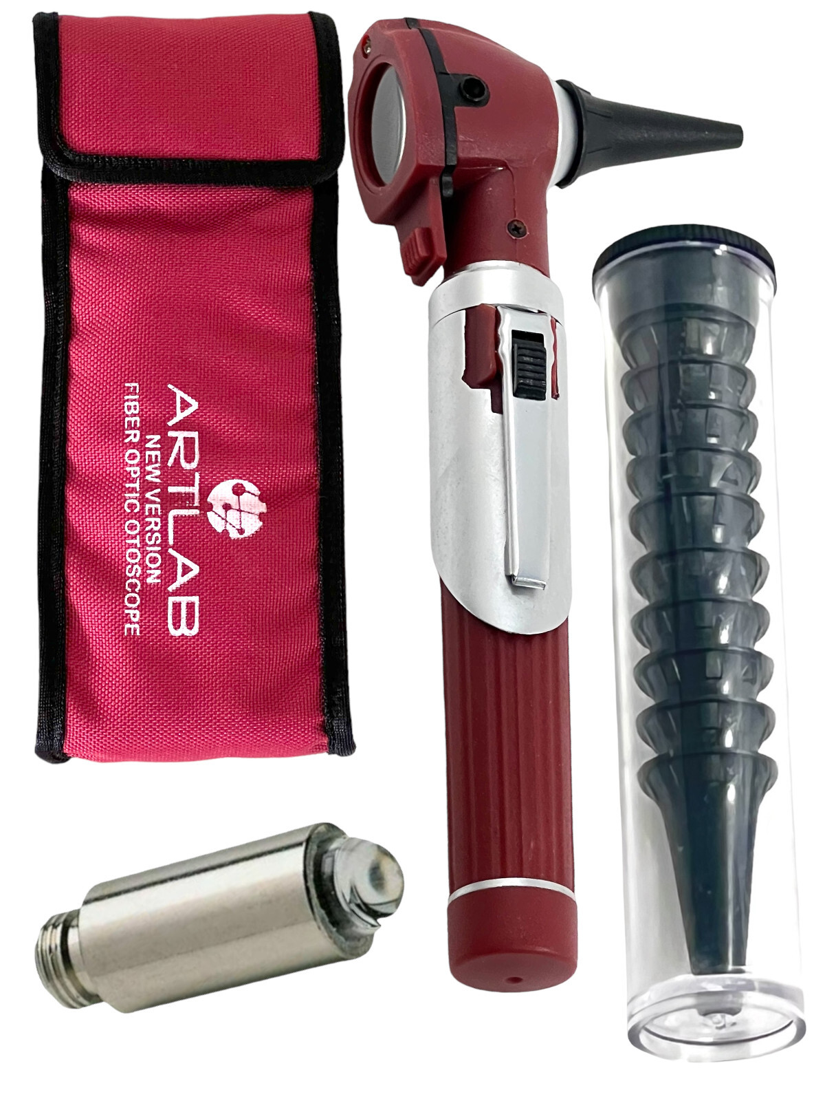 OTOSCOPE MINI FIBER OPTIC POCKET,MEDICAL,DIAGNOSTIC,OTOLOGIST, ENT, CE Certified