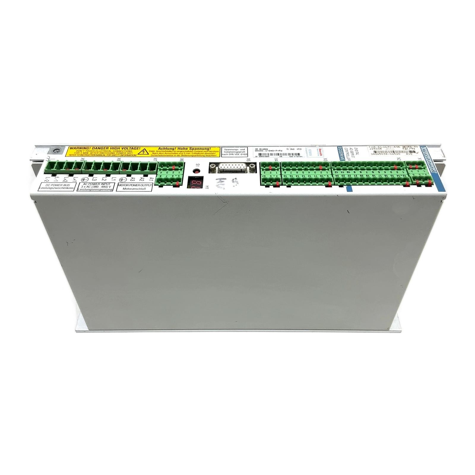 DKC01.1-040-7-FW R911265406 REXROTH, Rexroth AC Servo Drive 40A …………….