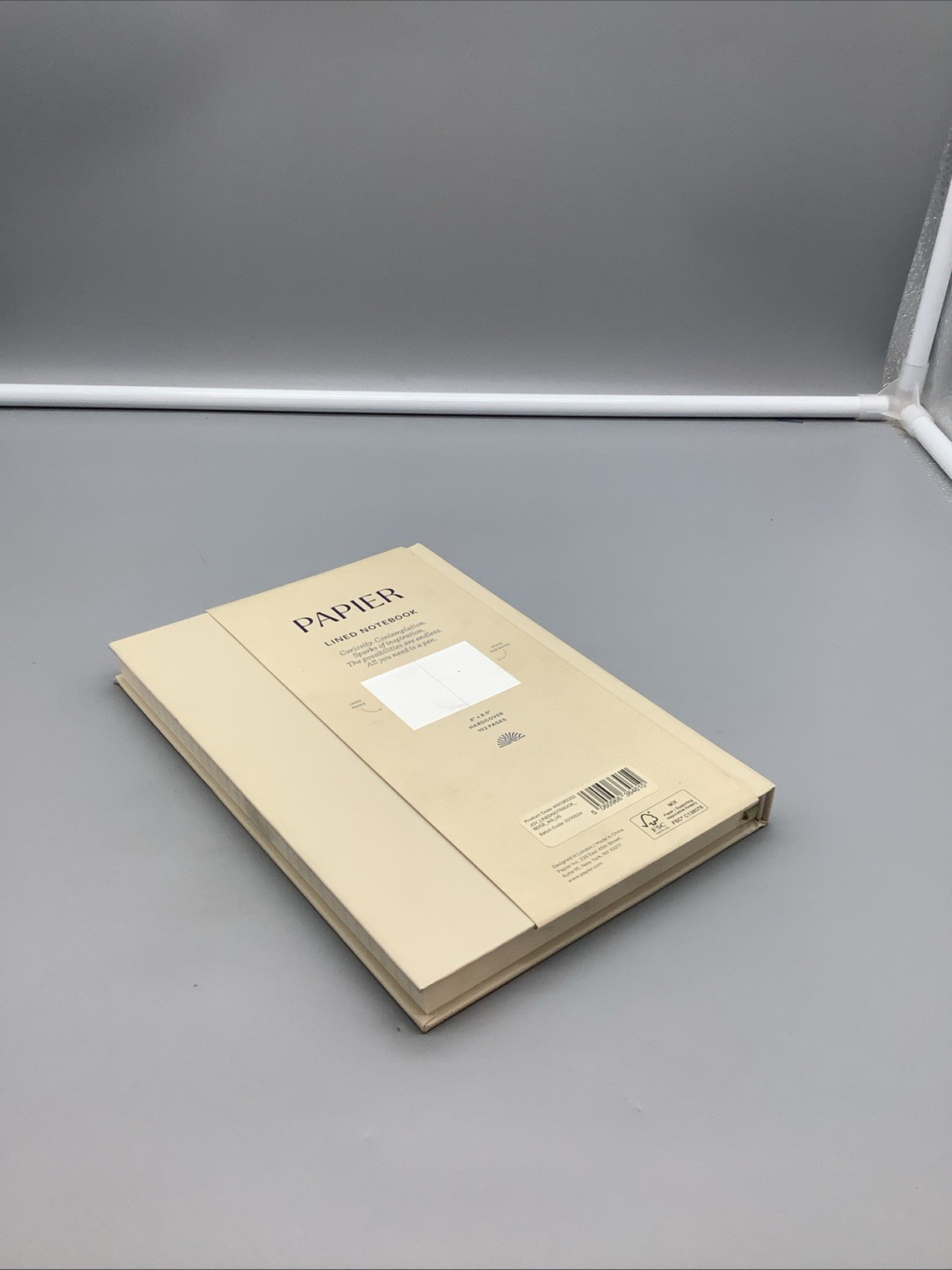 PAPIER – Plain Notebook «Notes & Thoughts» – Hardcover – GOOD Condition