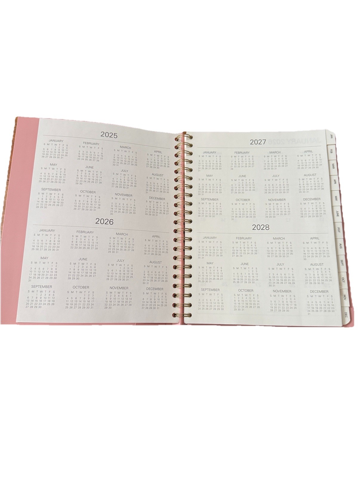 2026 Planner Orange Circle Studio 12 Months Planner Jan-Dec 2026 11×9” X- Large