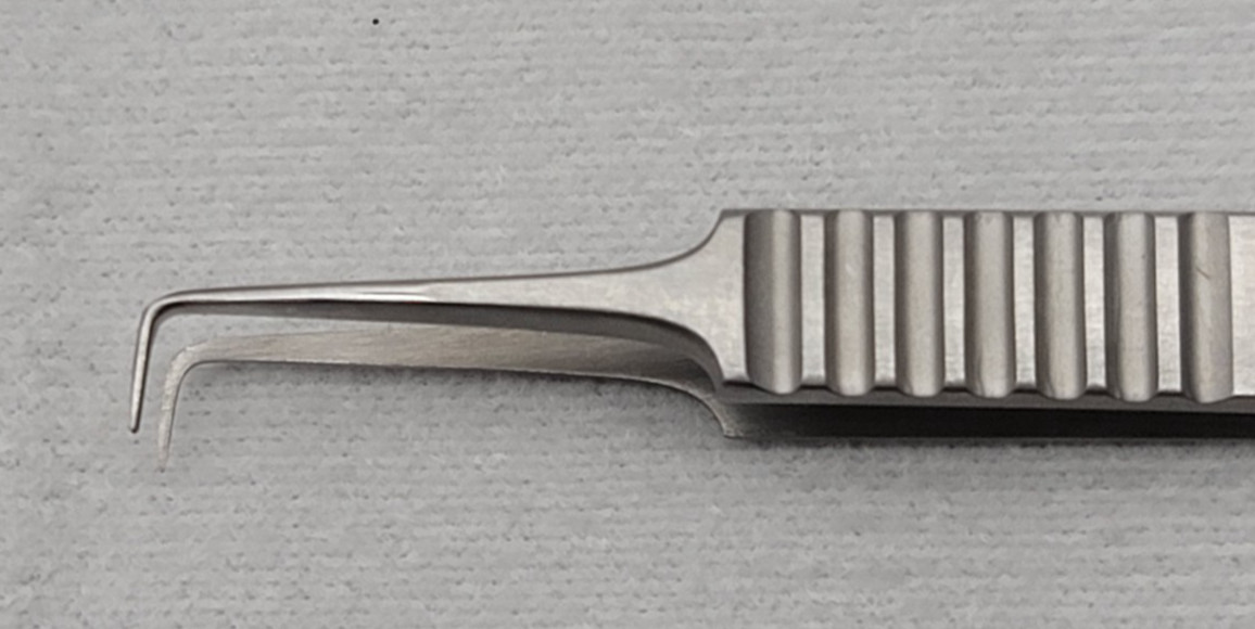 ASSI Micro Forceps JFA-5C 11cm Length 90° Tip