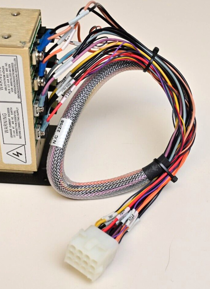 ASTEC DC Power Supply BD LSR II Flow Cytometer MP4-1D-1E-4LL-4NN-00 w/ Cables