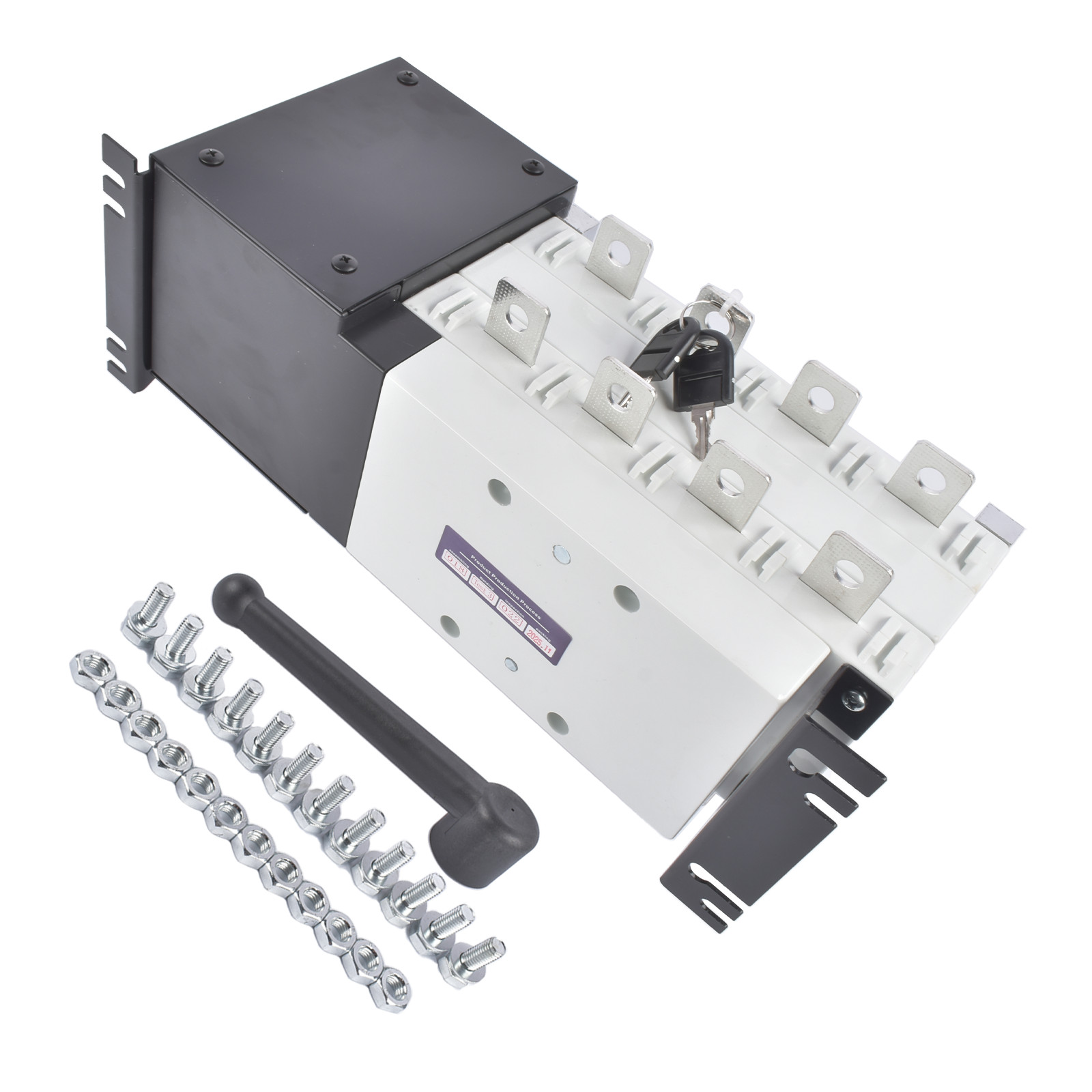 Industrial Automatic Transfer Switch 4P 250A 110V / 220V Auto or Manual Mode