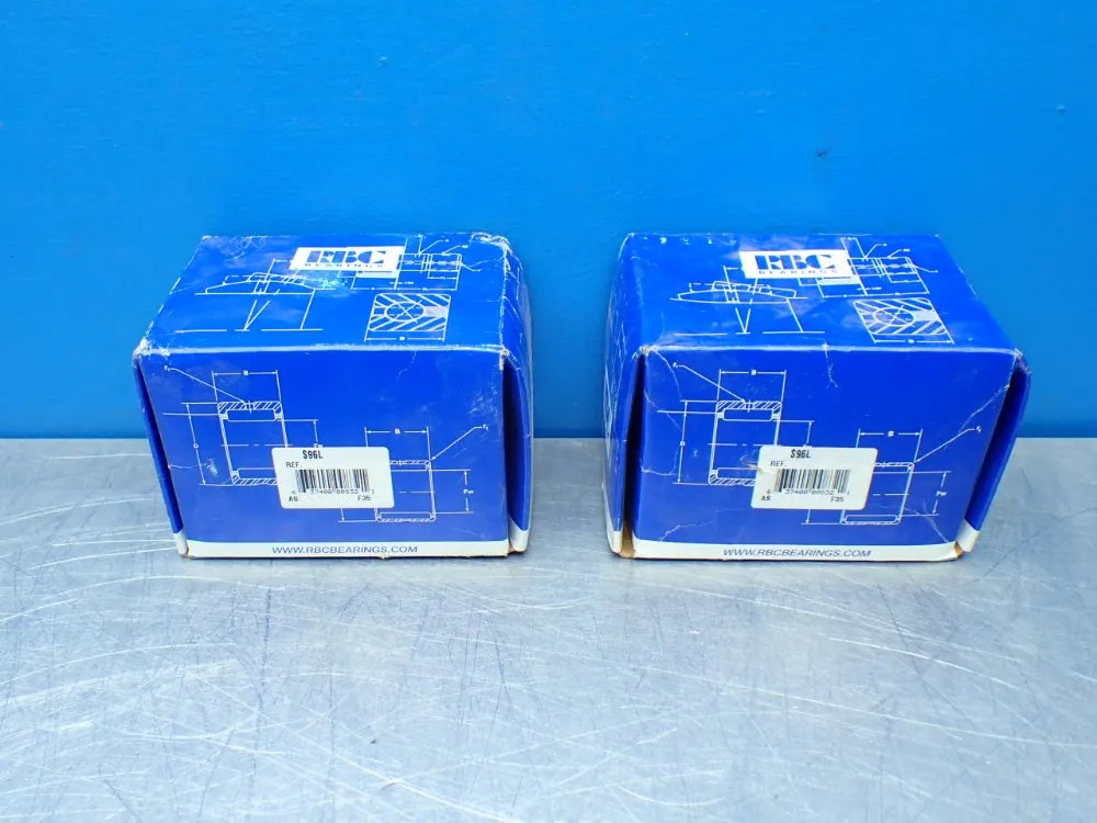 RBC BEARINGS 2 SLOTTED HEAD FLAT CAM FOLLOWERS S96L