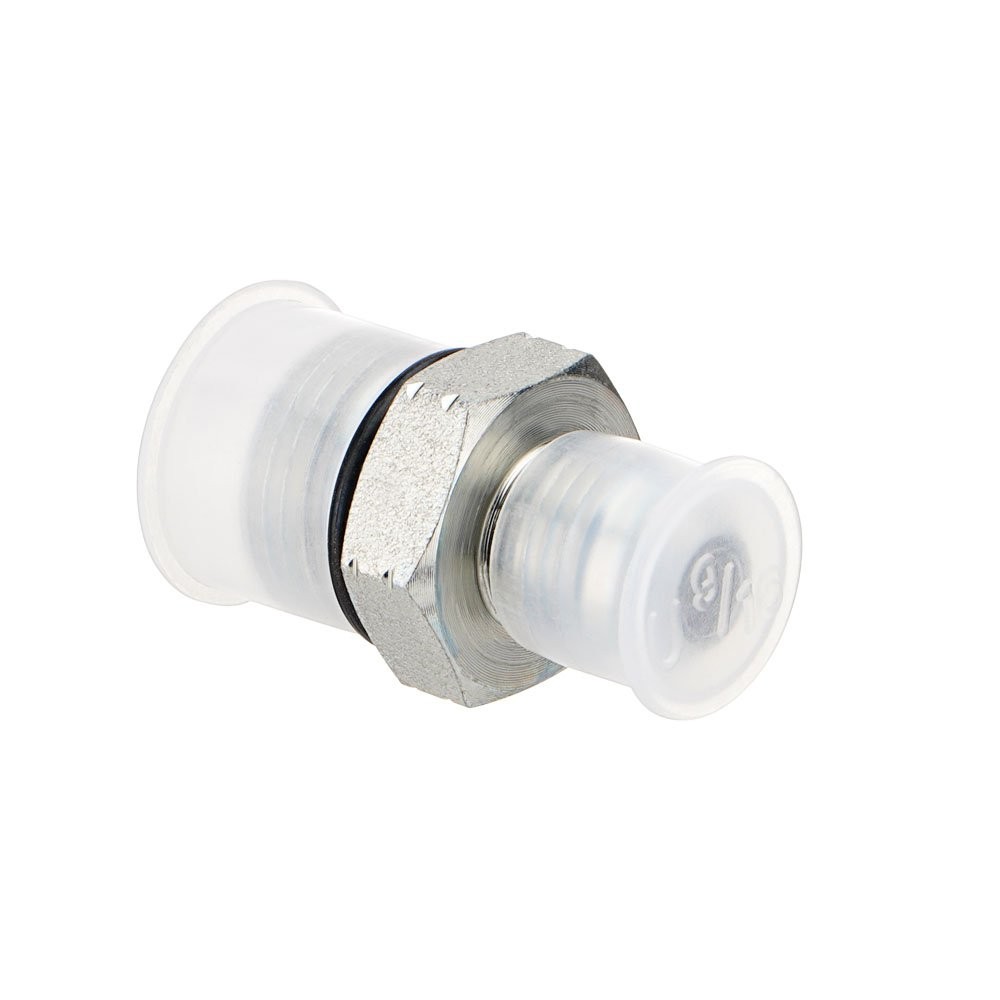 10 Pack 3/8″ JIC 37° Male x #8 SAE/ORB Male Hydraulic Hose Adapter Fittings New