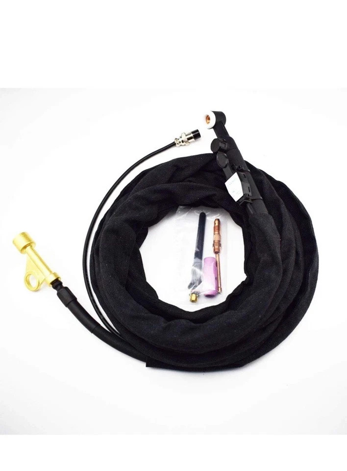 WP17 Series 150 AMP Air Cooled TIG Torch with 105Z57 Cable Adapter 25FT
