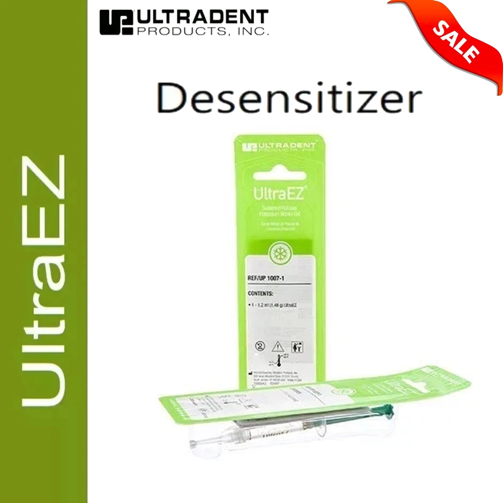 Ultradent UltraEZ Desensitizing Gel Dental Desensitizer Tooth Sensitivity 4×1.2