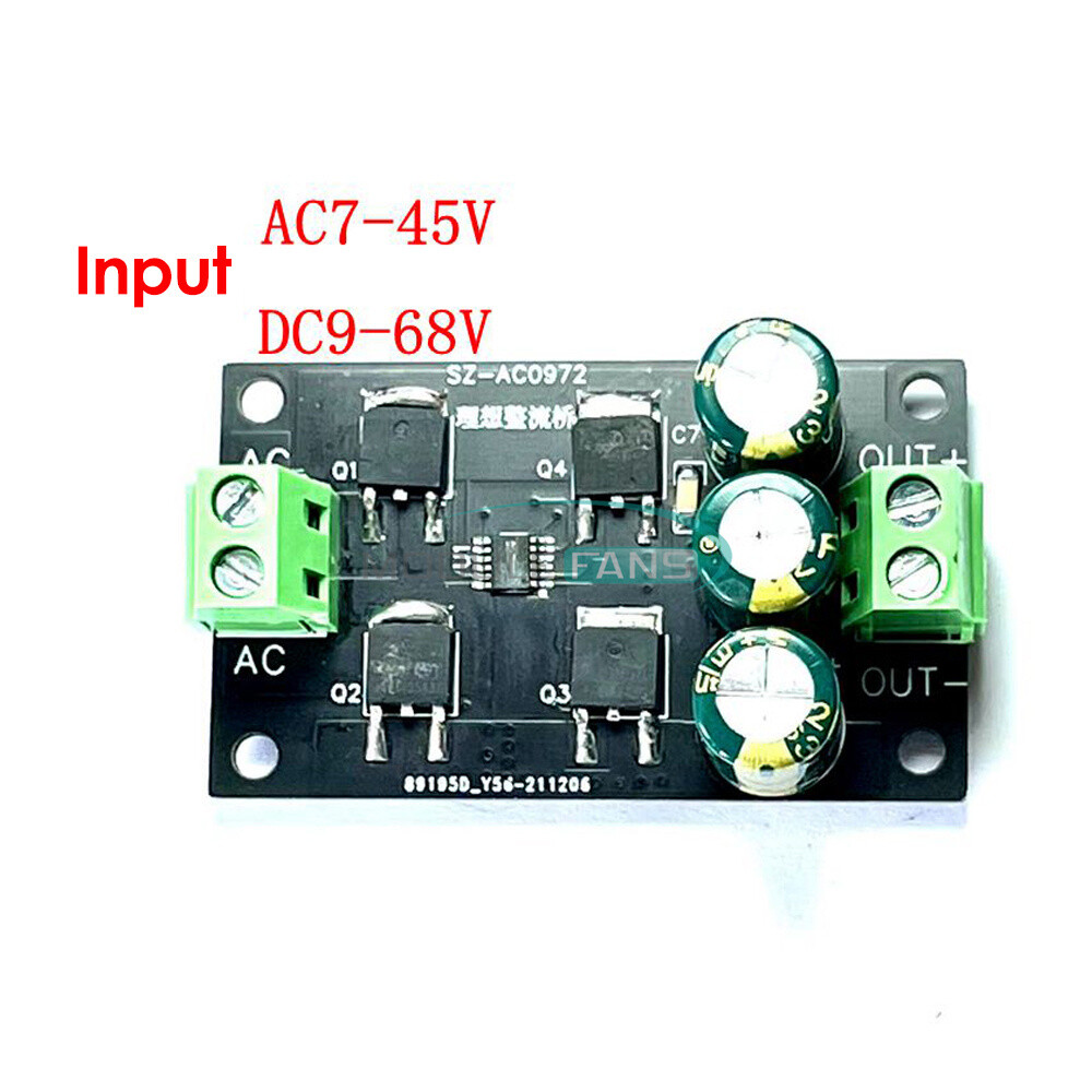 Ideal Diode Bridge Rectifier Filter Module Low Heat Generation High Efficiency
