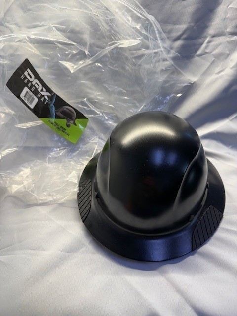 LIFT Safety HDF-15KG DAX Full Brim Hard Hat – BLACK–Factory 2nds