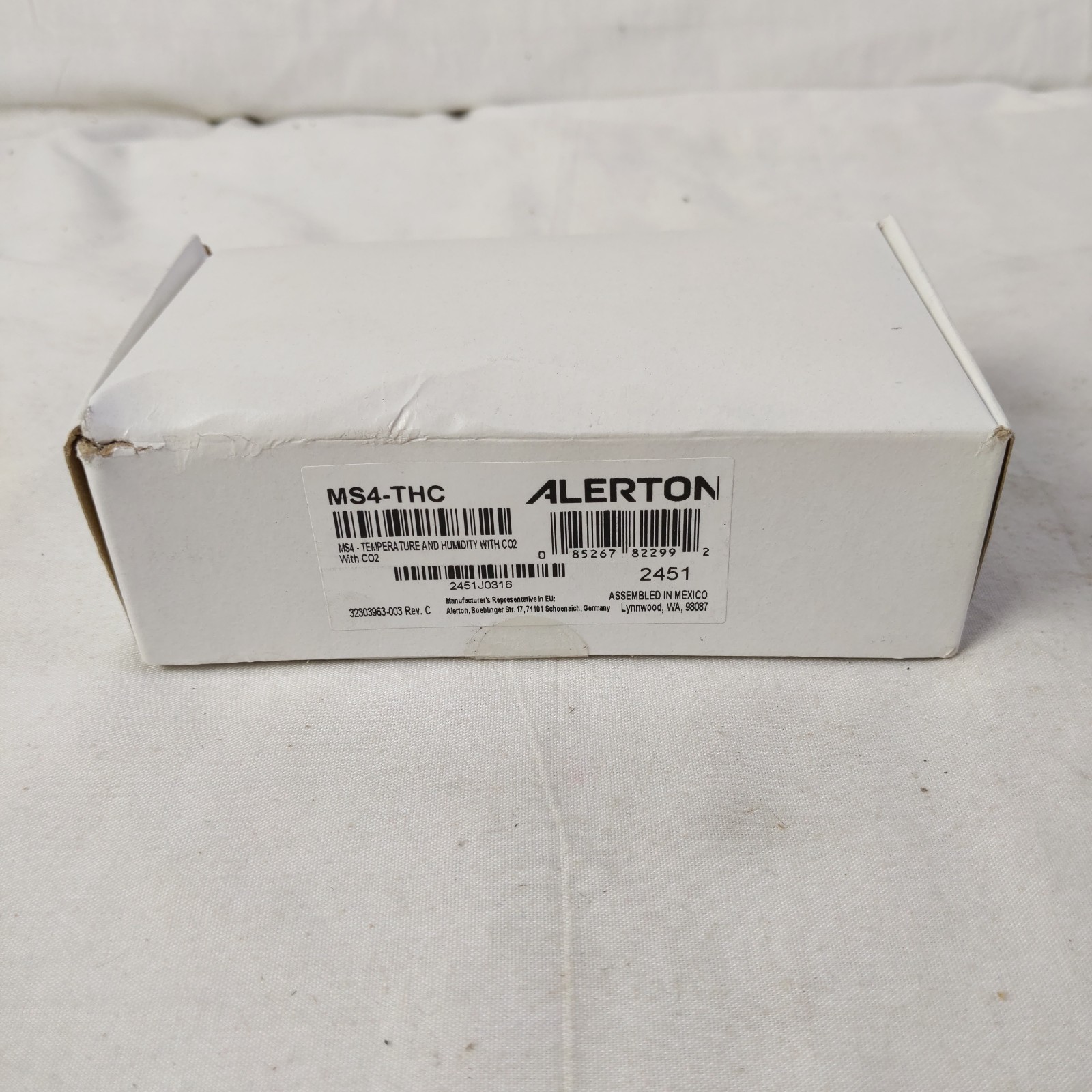 Alerton MS4-THC Microset 4 Wall Sensor, With Temperature Humidity CO2 Sensors