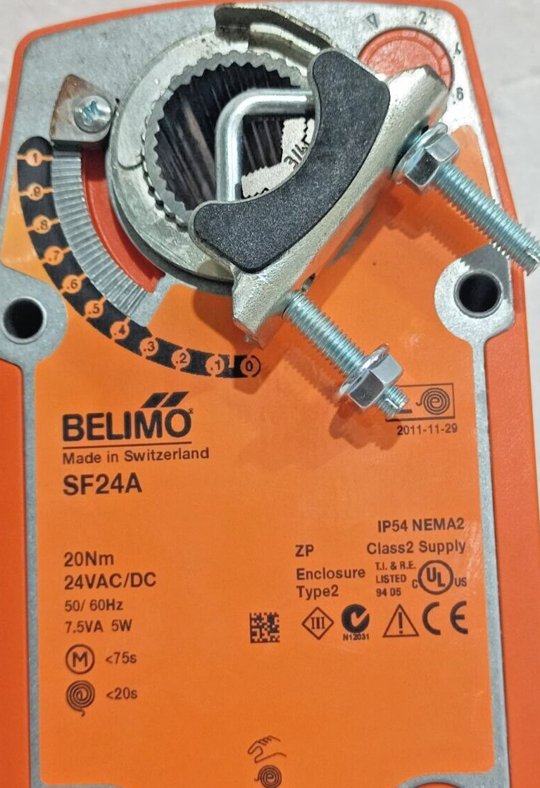 BELIMO SF24A 20Nm 24VAC /DC SPRING RETURN ROTARY ACTUATOR NEW FAST SHIPPING