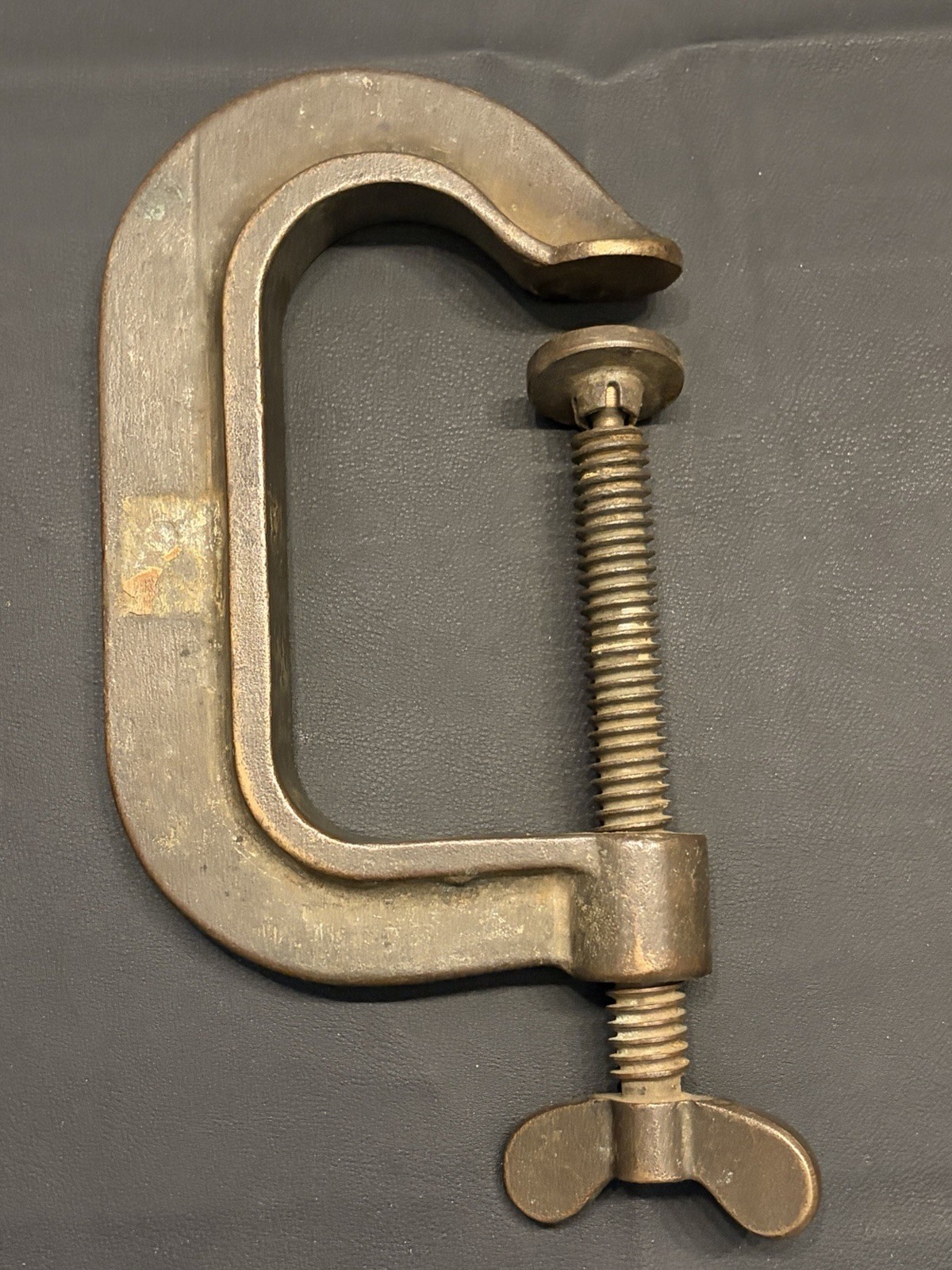BERYLCO C-44 BeCu Non-Sparking C Clamp 4-1/4” Capacity USA Bronze