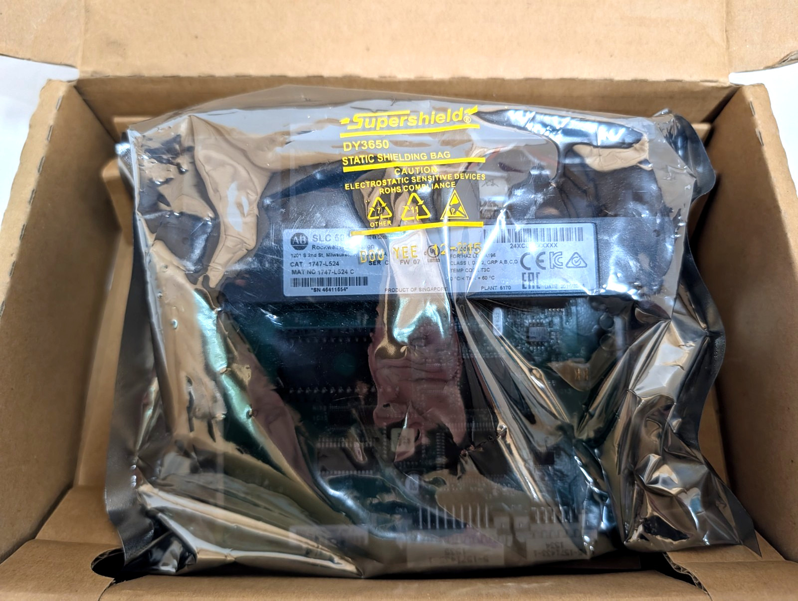 Allen Bradley 1747-L524 SLC 500 Processor Unit CPU 5/02 (SER C) USA Old Stock