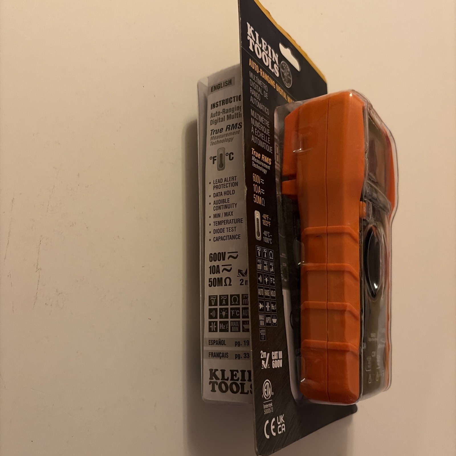 Klein Tools MM420 Digital Multimeter 600V AC/DC with Auto-Ranging TRMS BRAND NEW