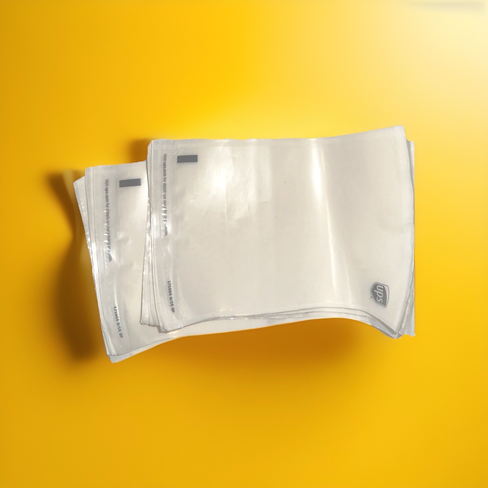 Shipping Label Sleeves Pouches | 50 Count | Official UPS Clear Sleeves Supplies