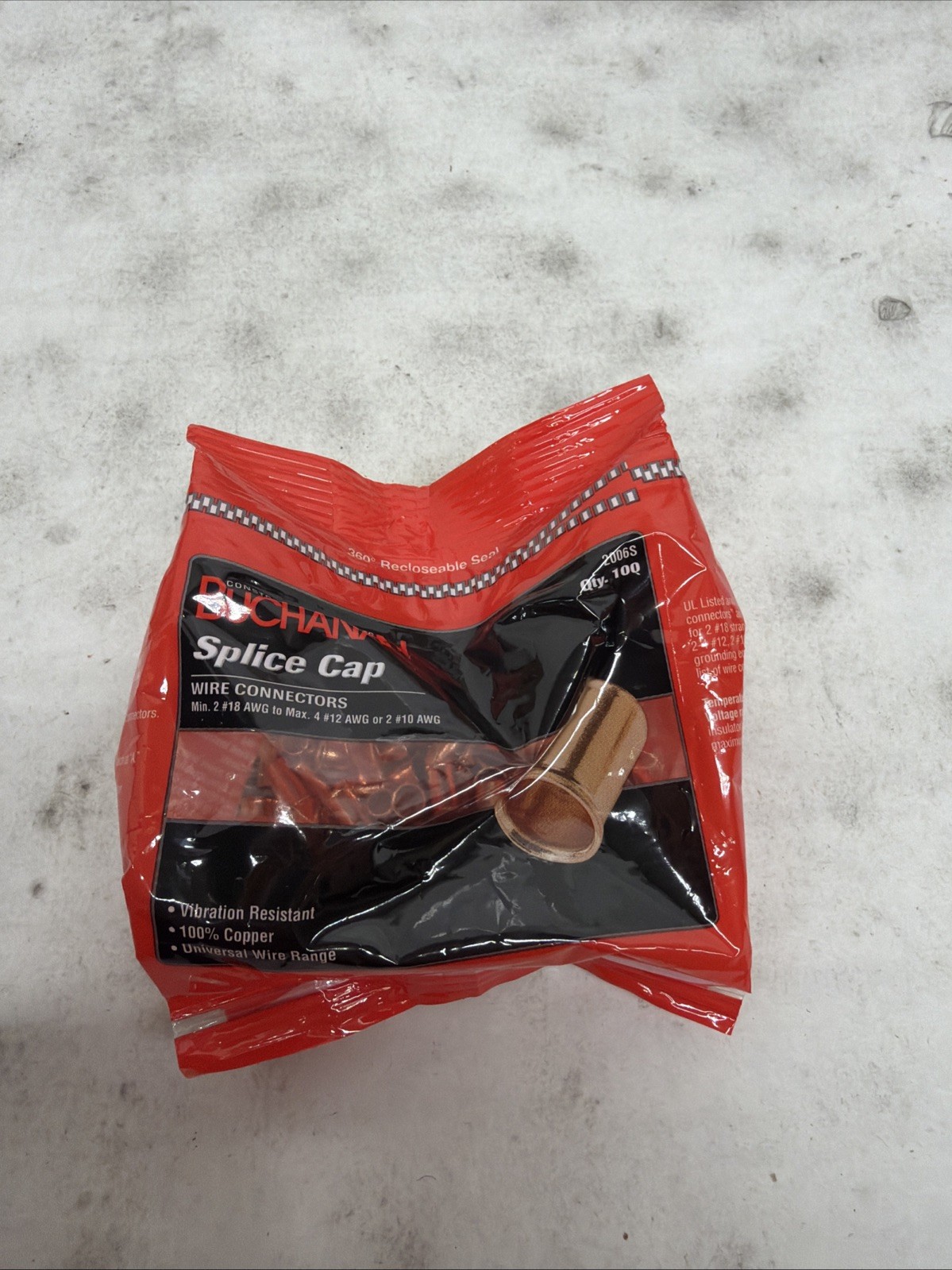 Splice Cap Copper Crimp Connector (100-Pack)